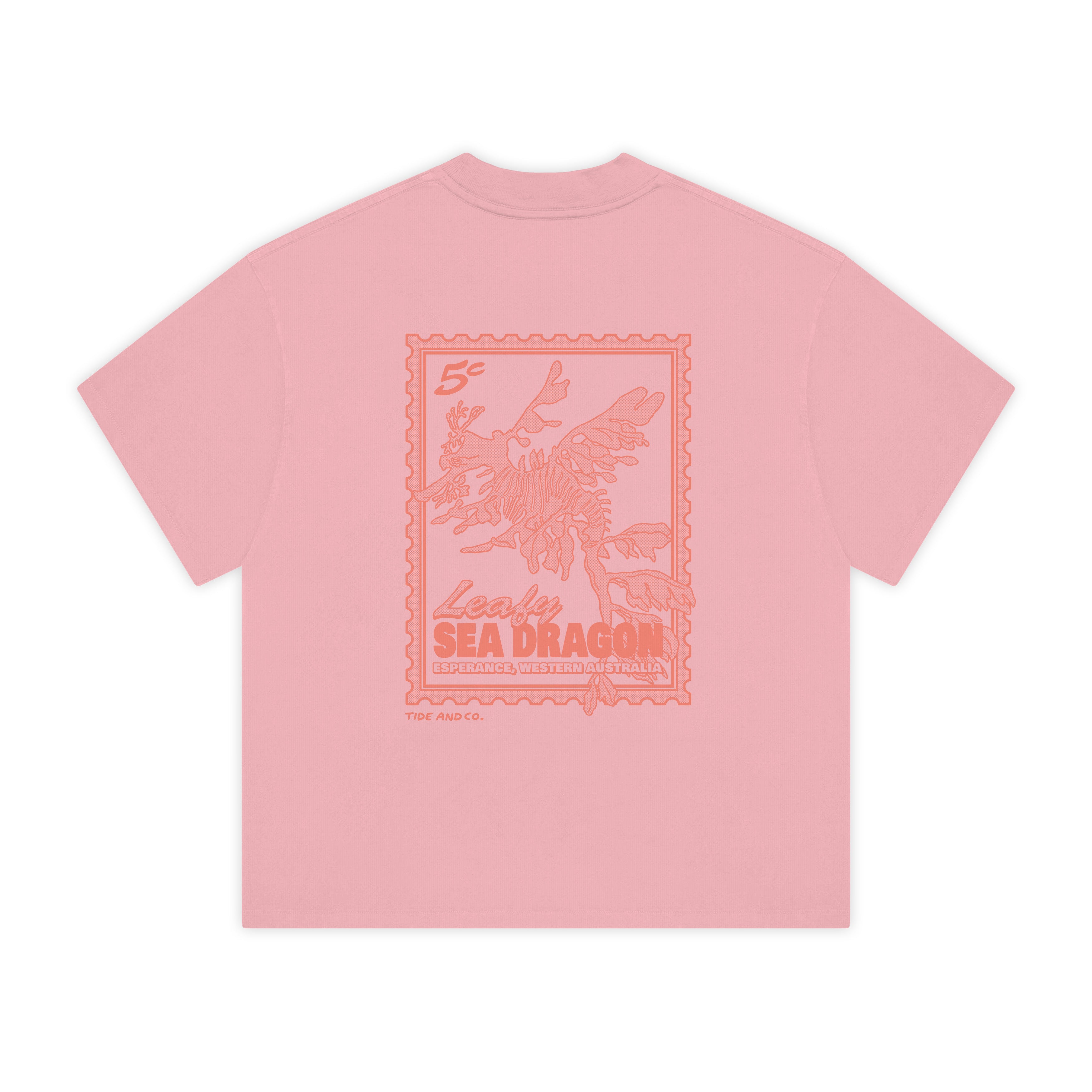Stamp Series Unisex Boxy Tee - Leafy Sea Dragon