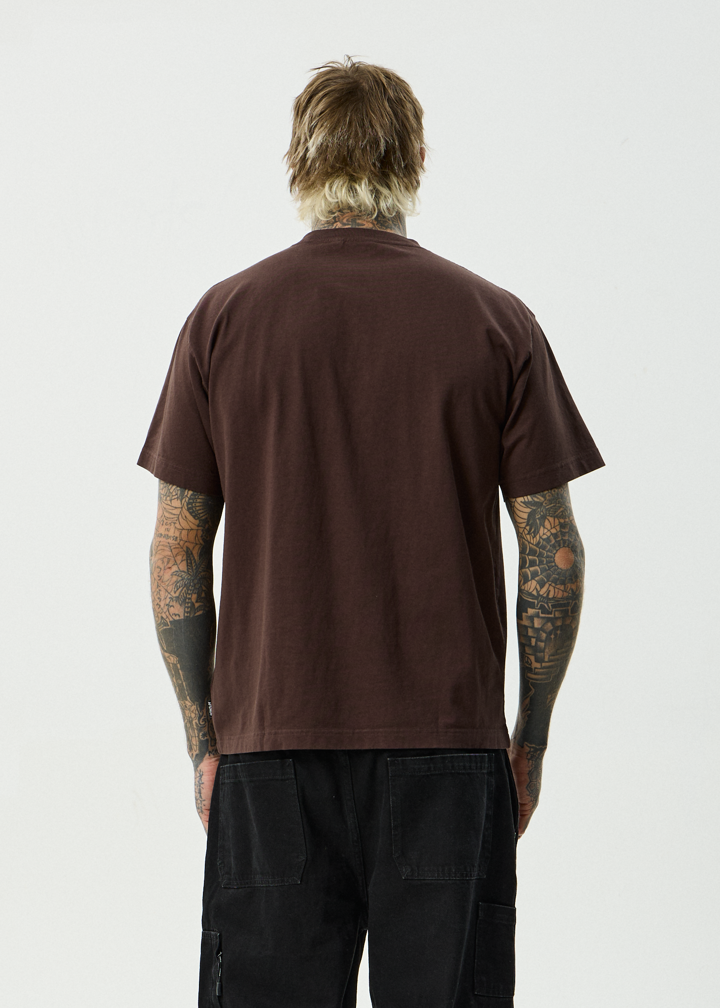 Feel Free - Boxy Tee - Washed Coffee