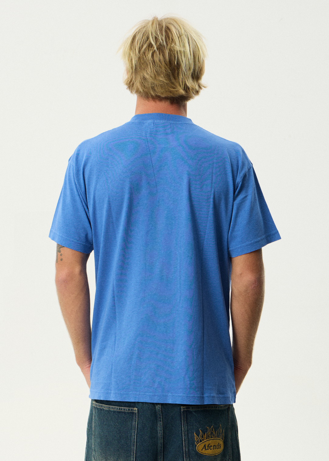 Foundation Boxy Tee - Washed Marina