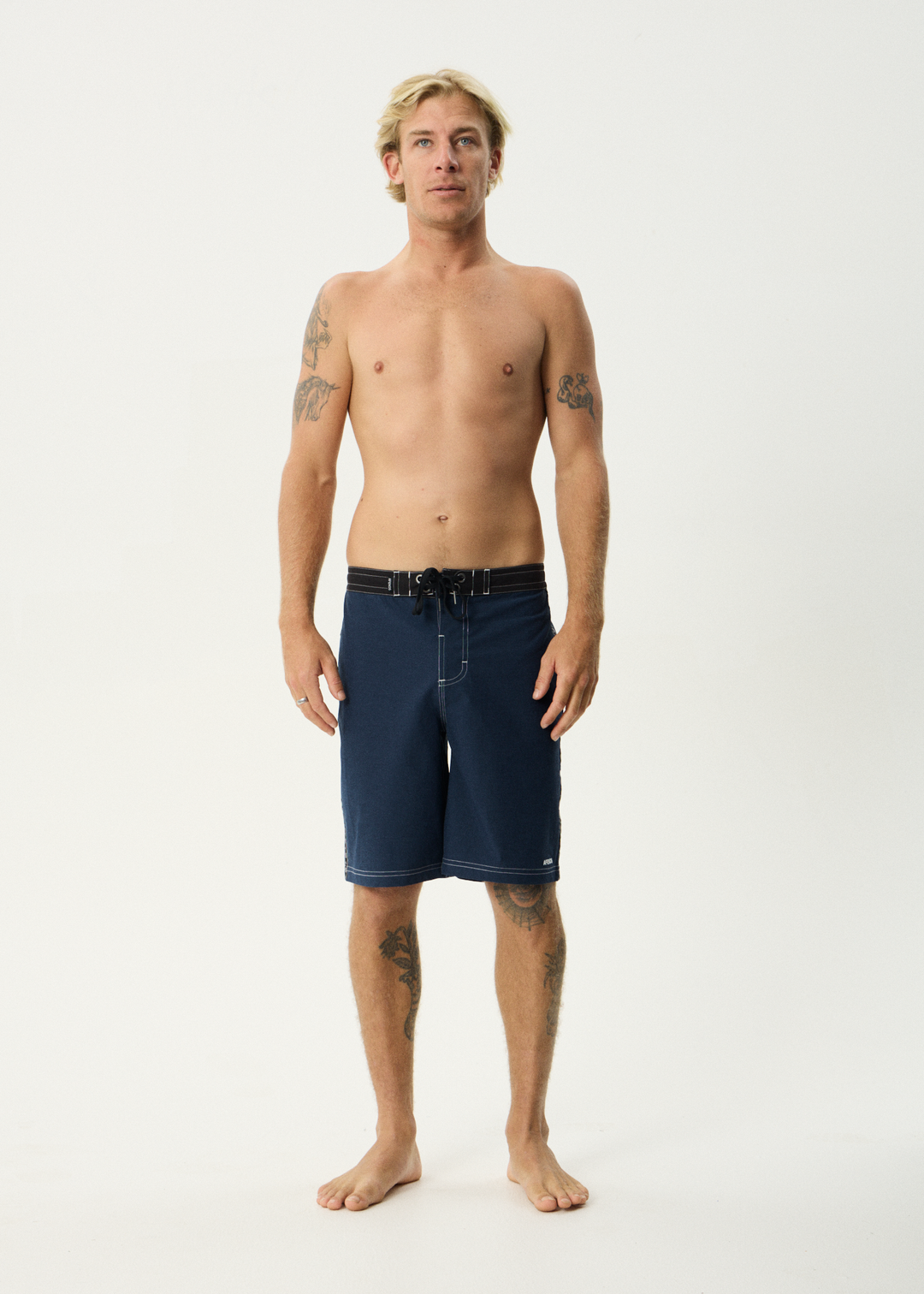 The Wreck Fixed Waist Boardshort 20" - Navy