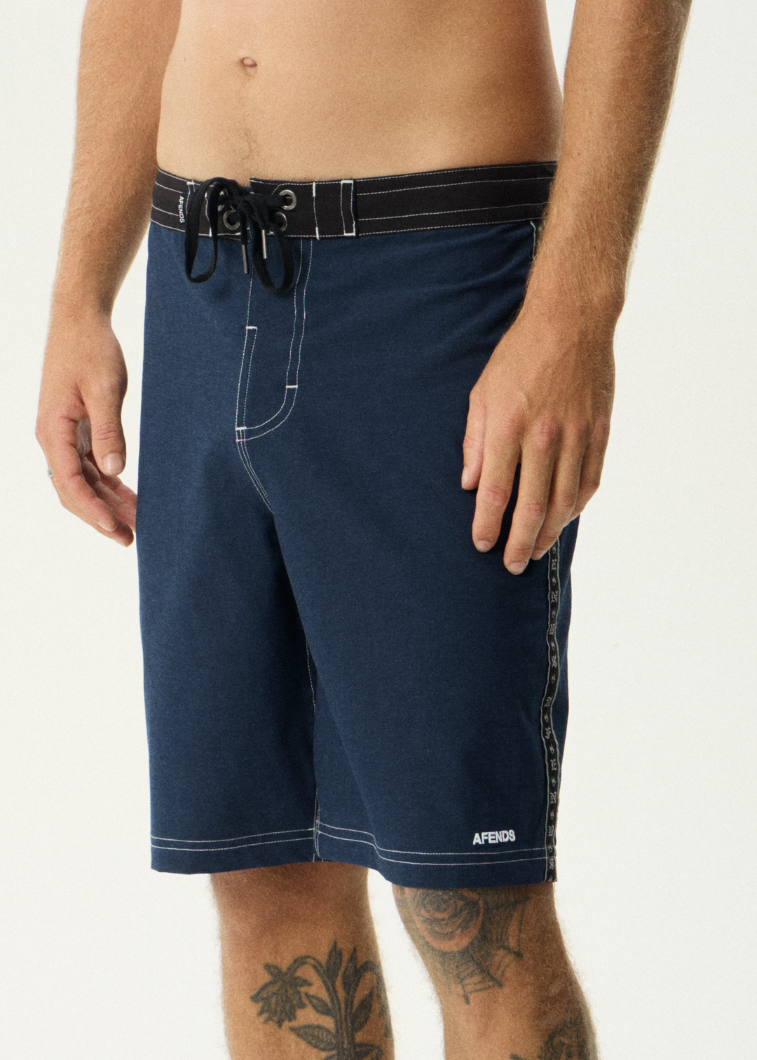 The Wreck Fixed Waist Boardshort 20" - Navy