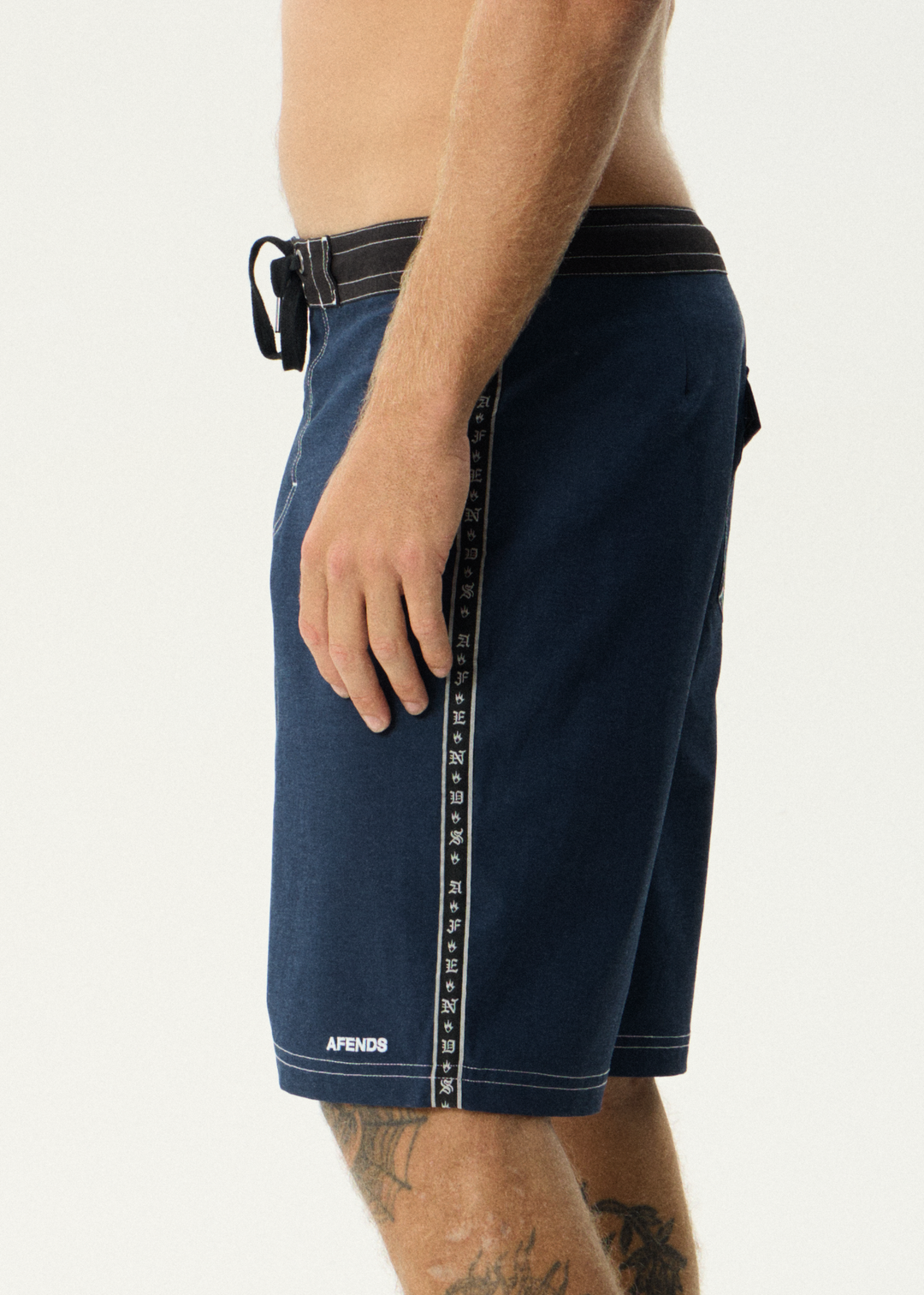 The Wreck Fixed Waist Boardshort 20" - Navy