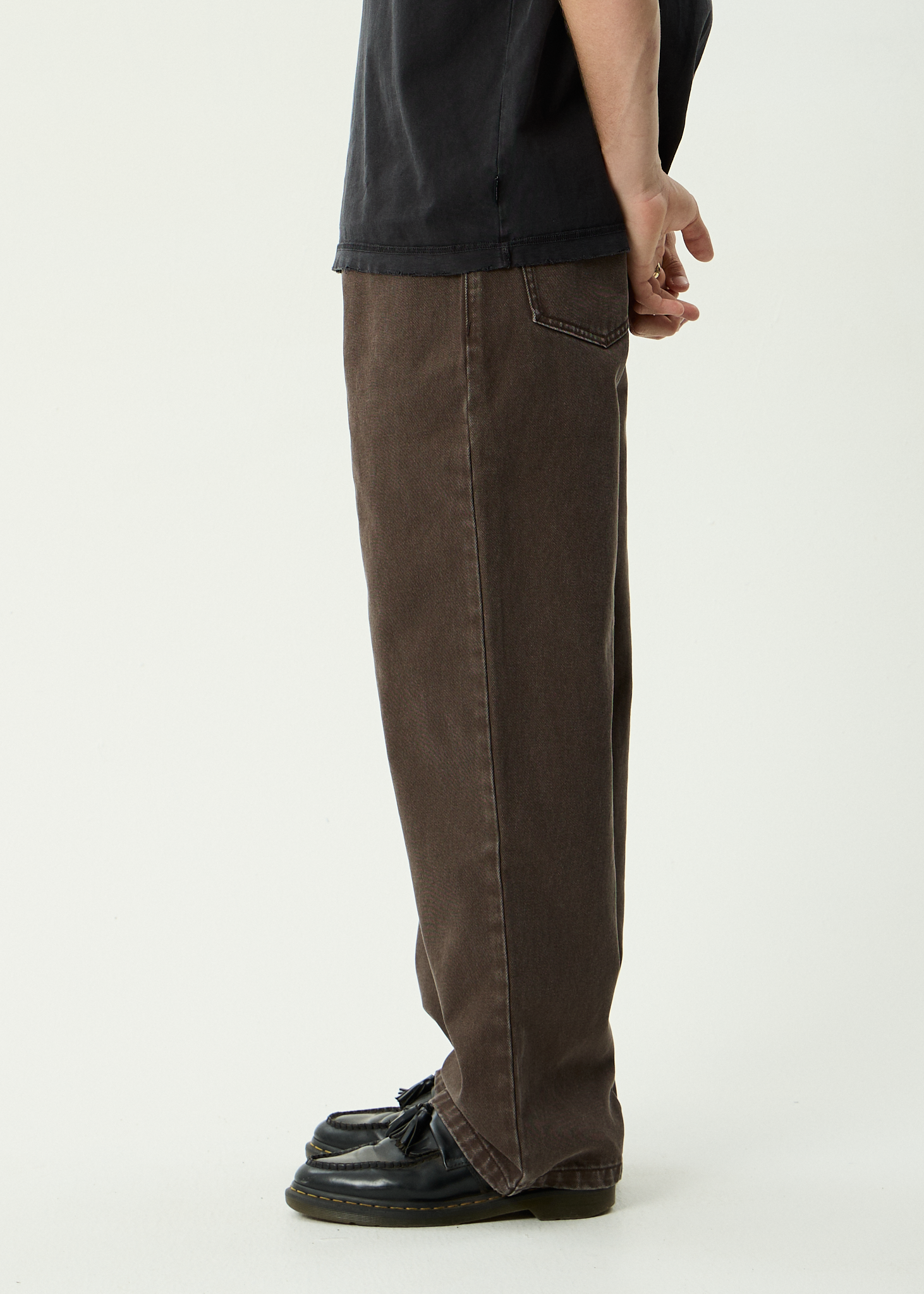 Pablo Denim Baggy Fit Jean - Washed Coffee