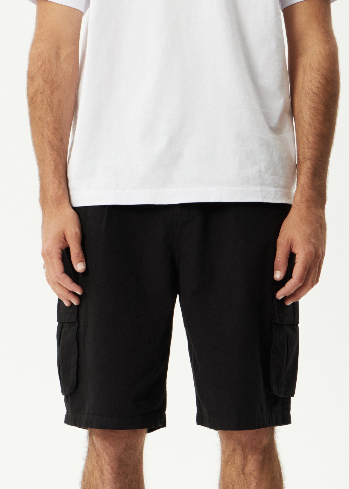 Summit Pleated Cargo Short 22" - Washed Black