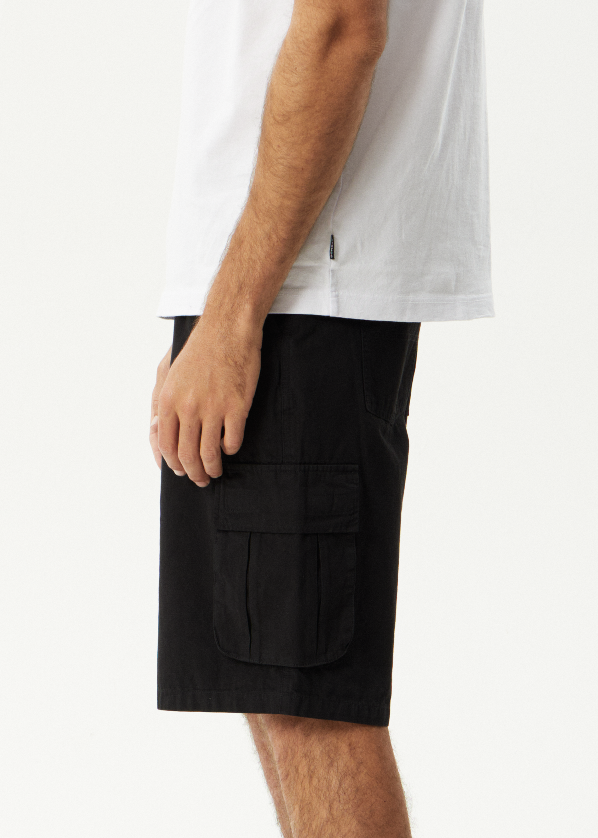 Summit Pleated Cargo Short 22" - Washed Black