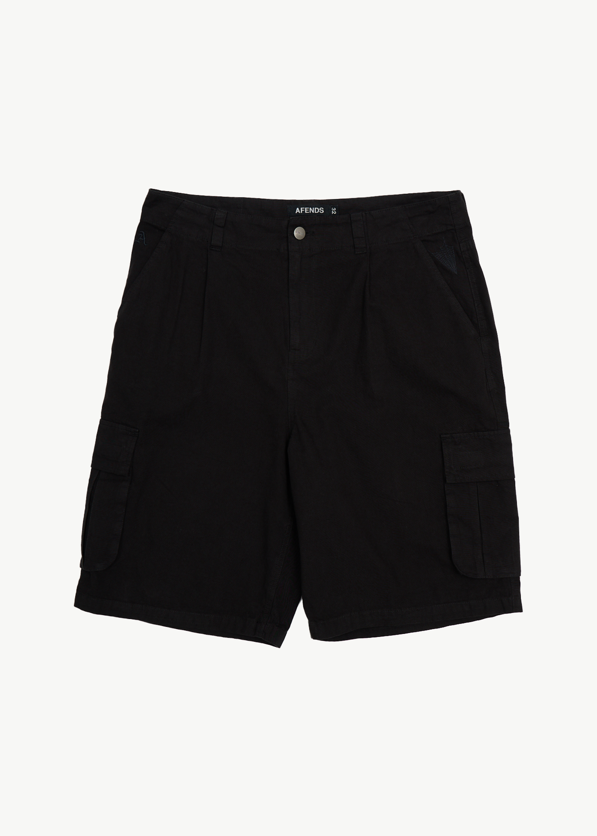 Summit Pleated Cargo Short 22" - Washed Black