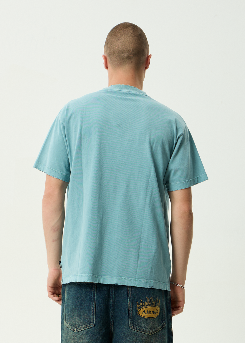 Leisure Process - Recycled Boxy Tee - Washed Overcast