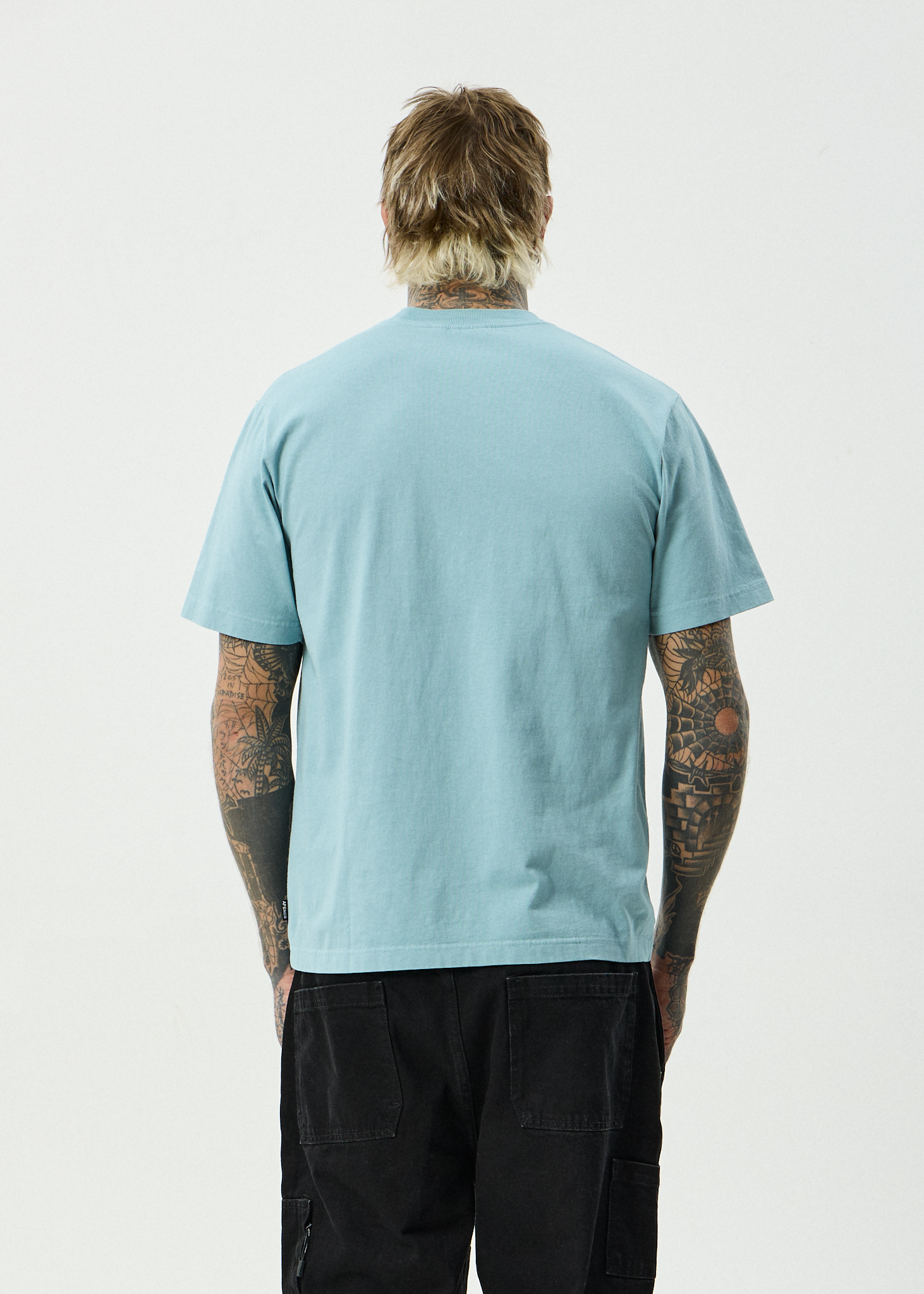 Angel Boy Retro Tee - Washed Overcast