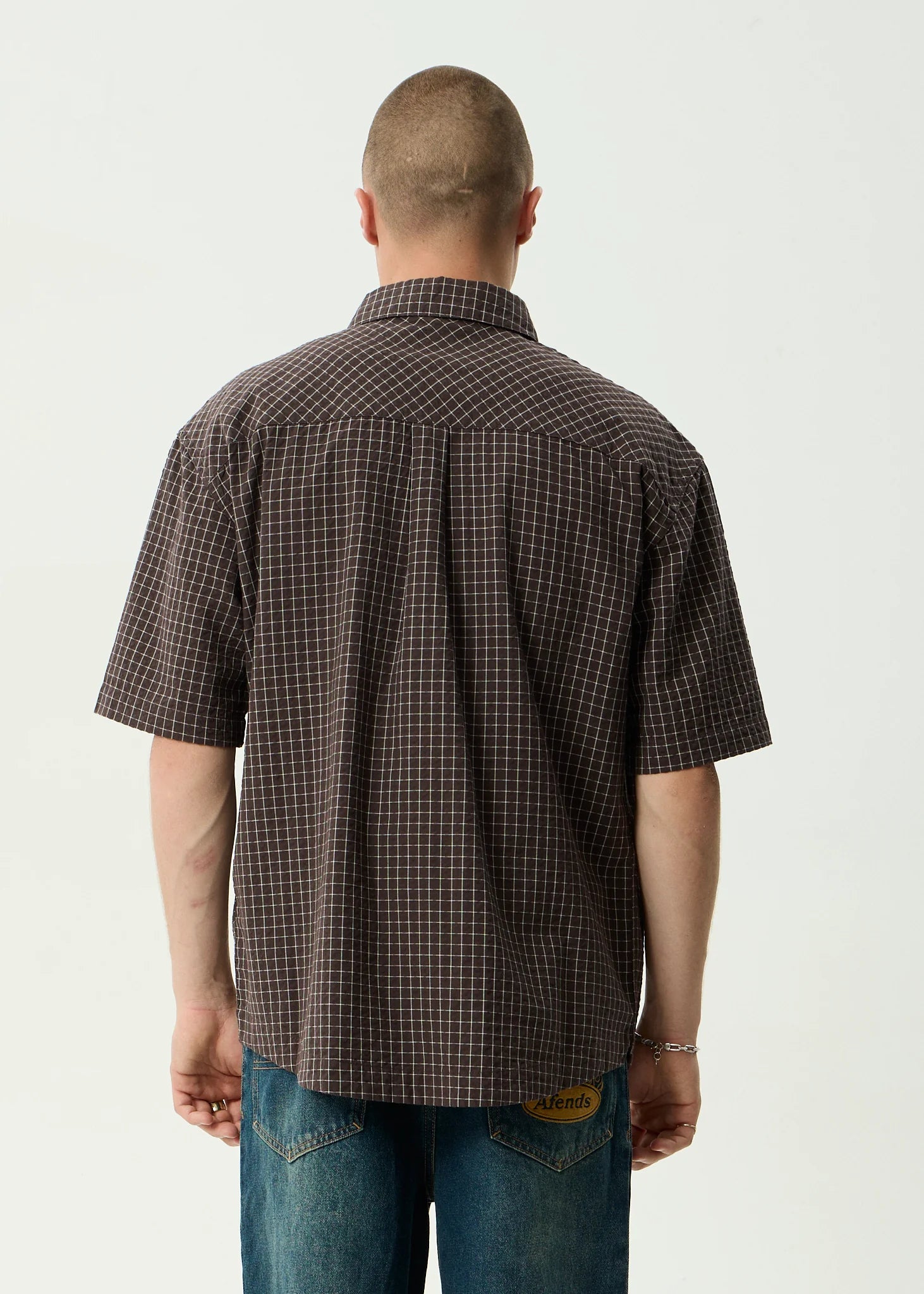 Reverb - Seersucker Short Sleeve Shirt - Chocolate Check