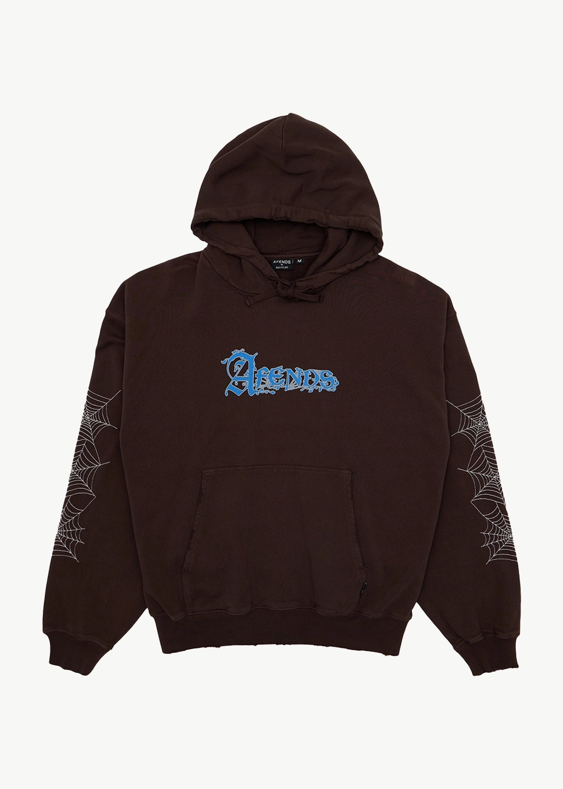 Labyrinth Boxy Pull On Hood - Washed Coffee
