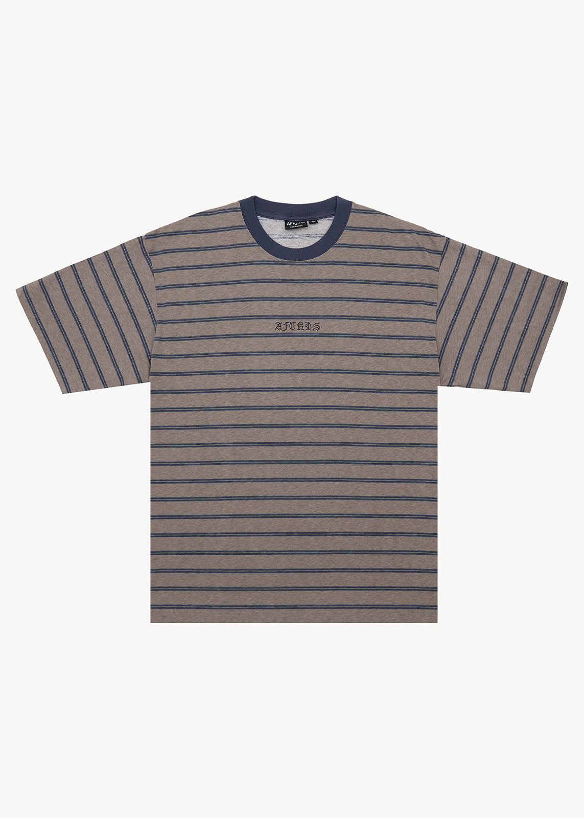 Eureka Boxy Tee - Olive Stripe