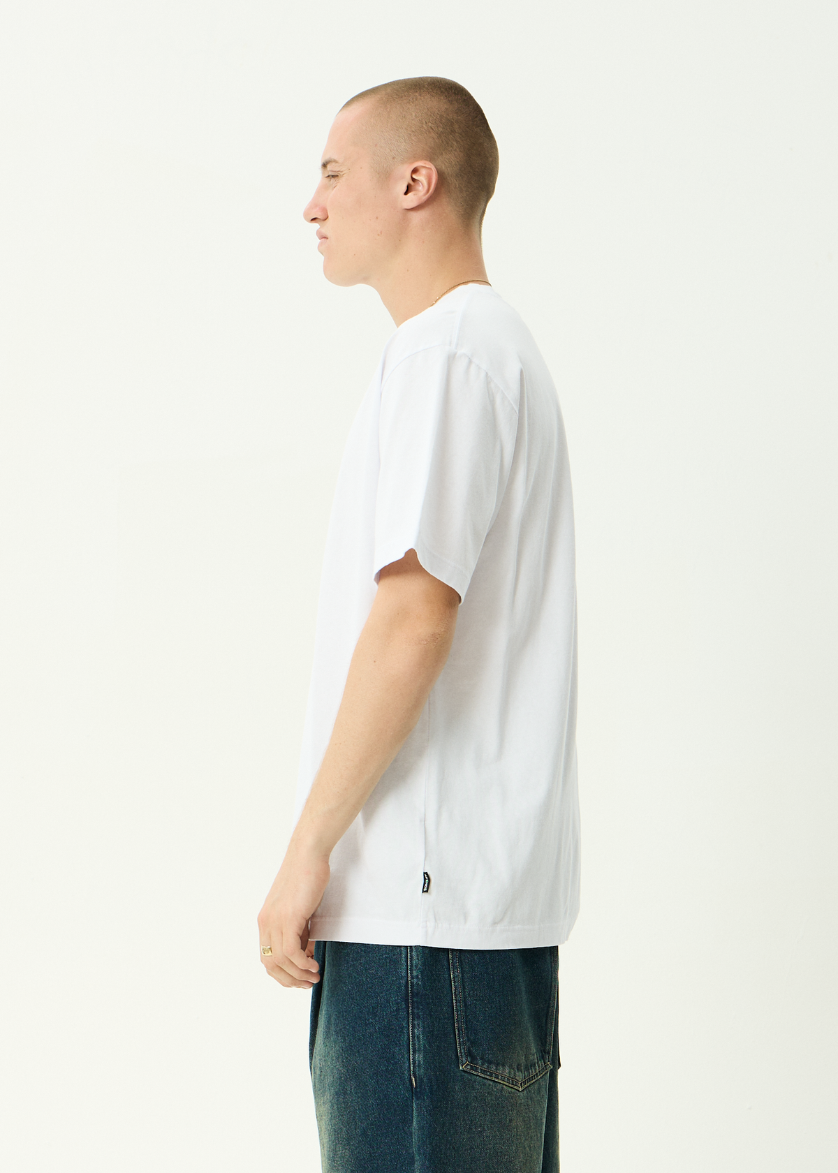 Camp Fire Boxy Tee - White