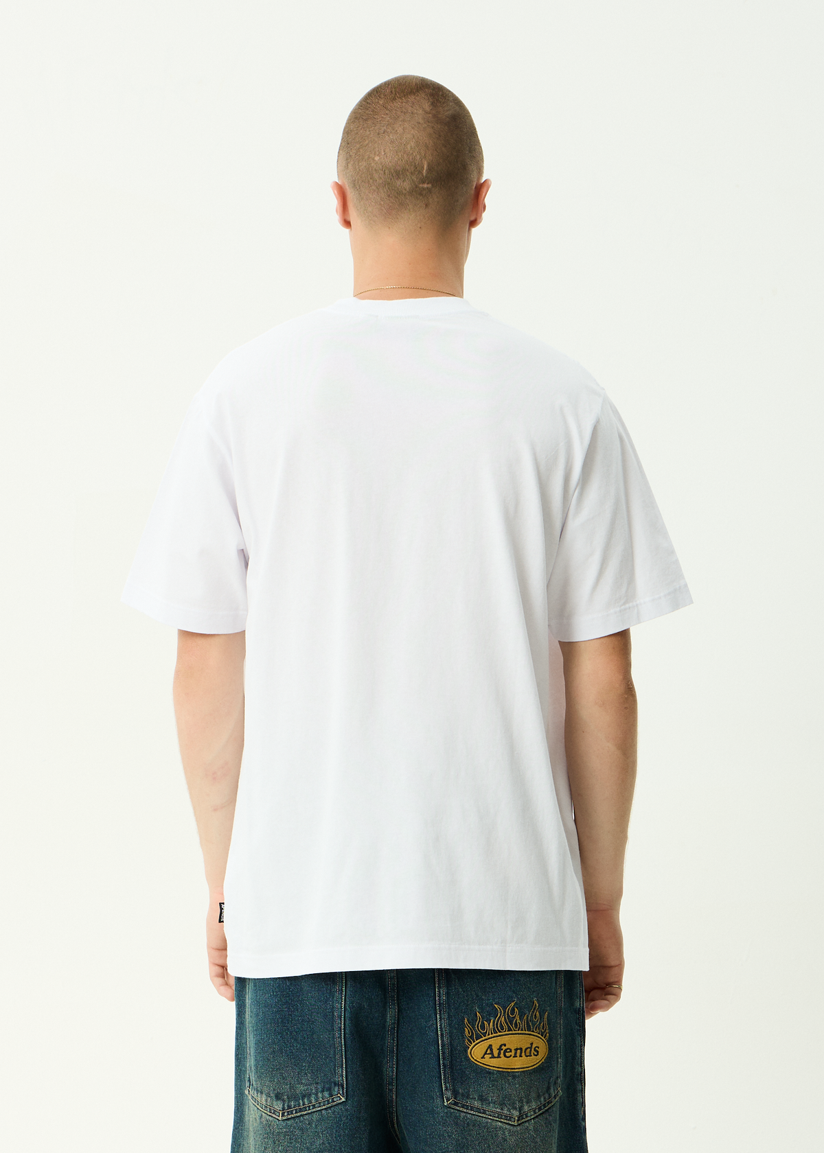Camp Fire Boxy Tee - White