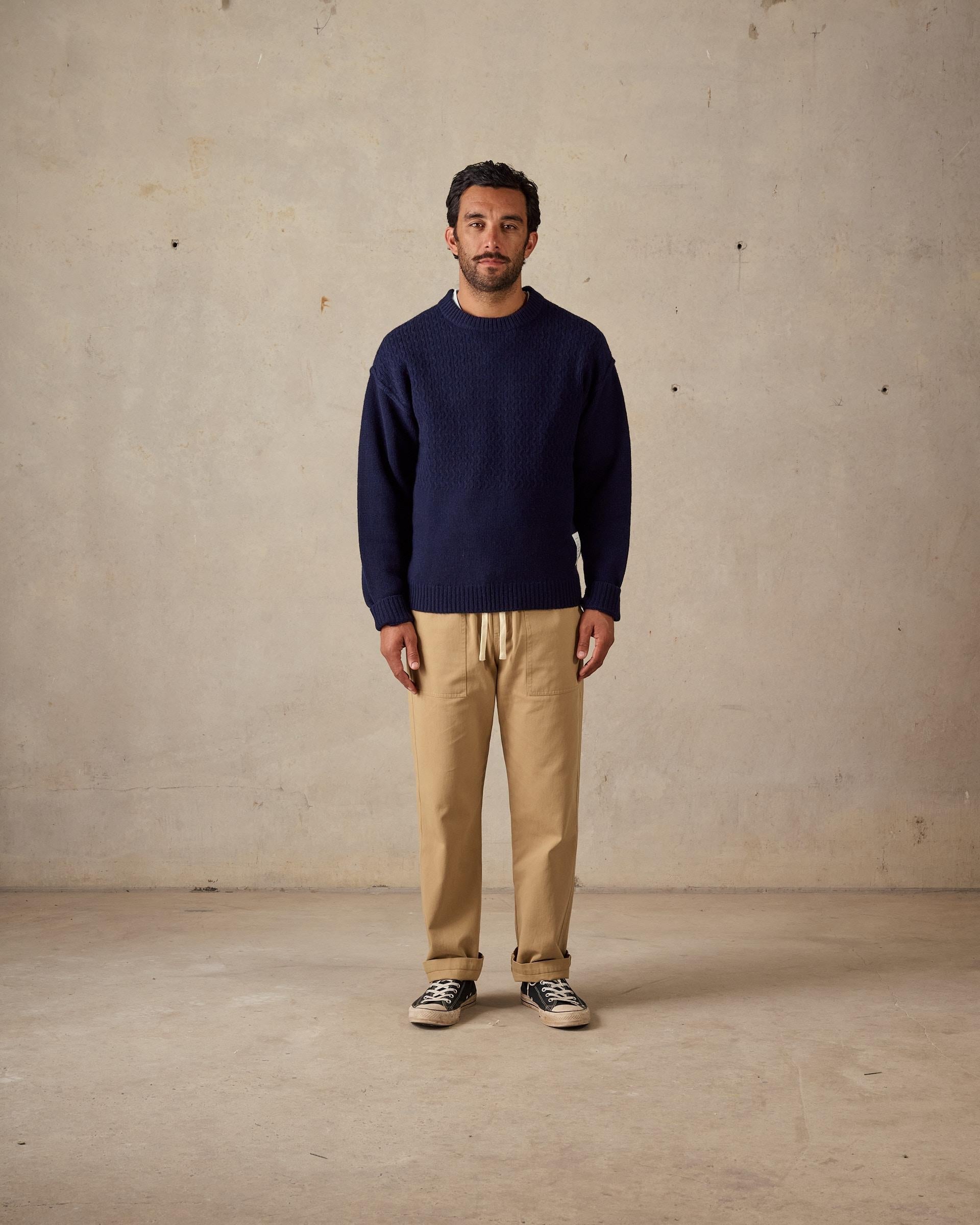 Merino Knit - Dark Blue
