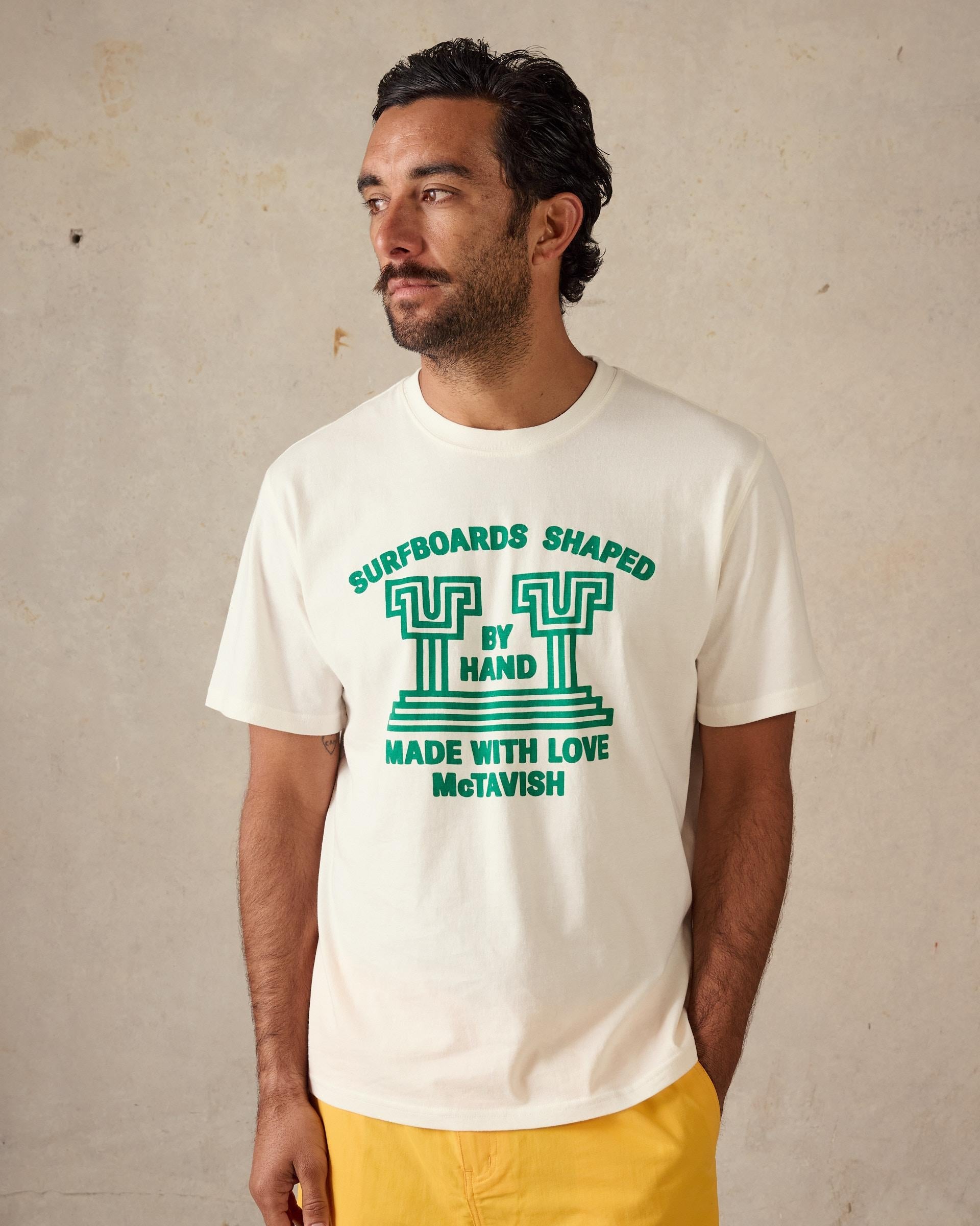 Made With Love Tee - Chalk
