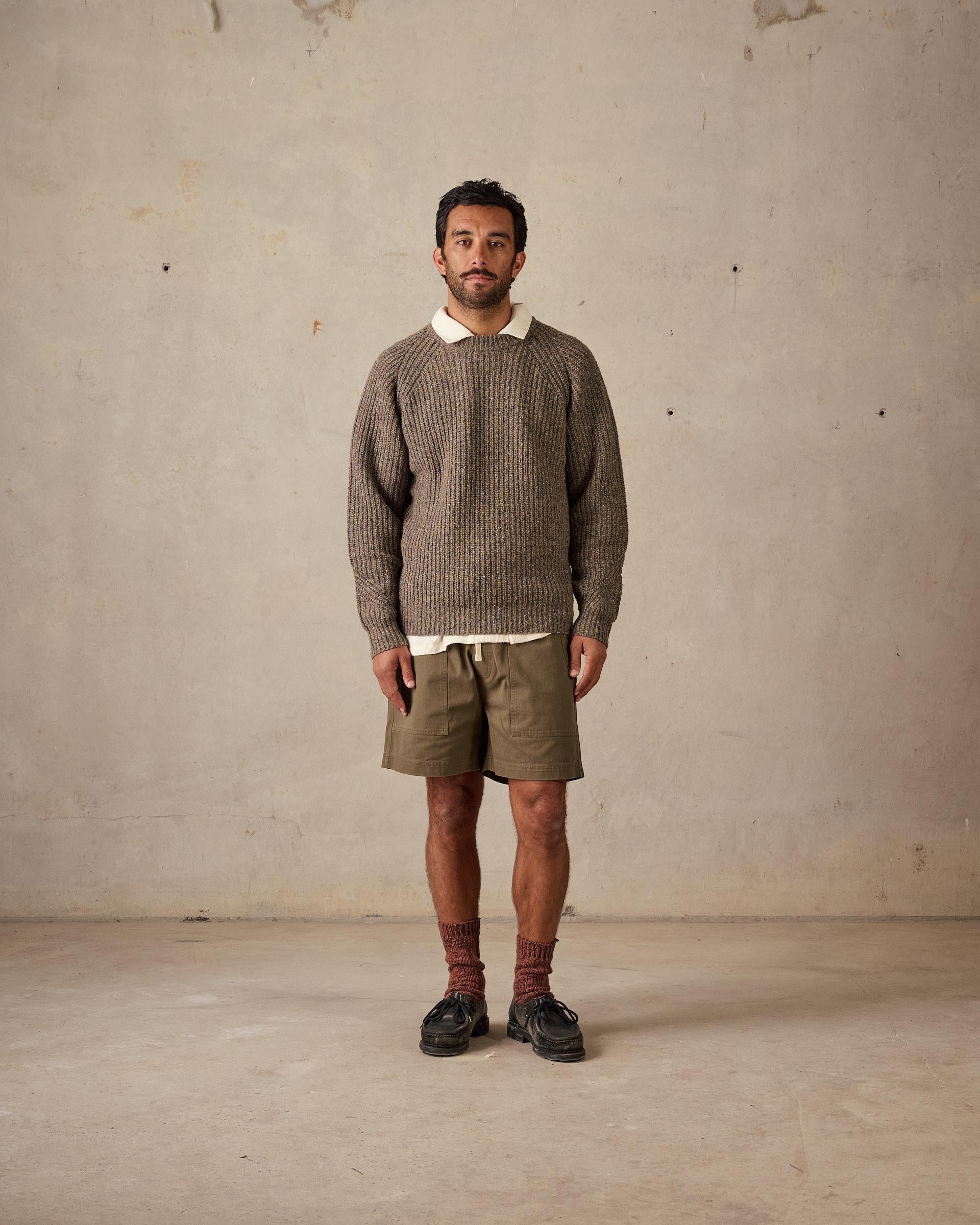 Fisherman Knit - Brown Multi