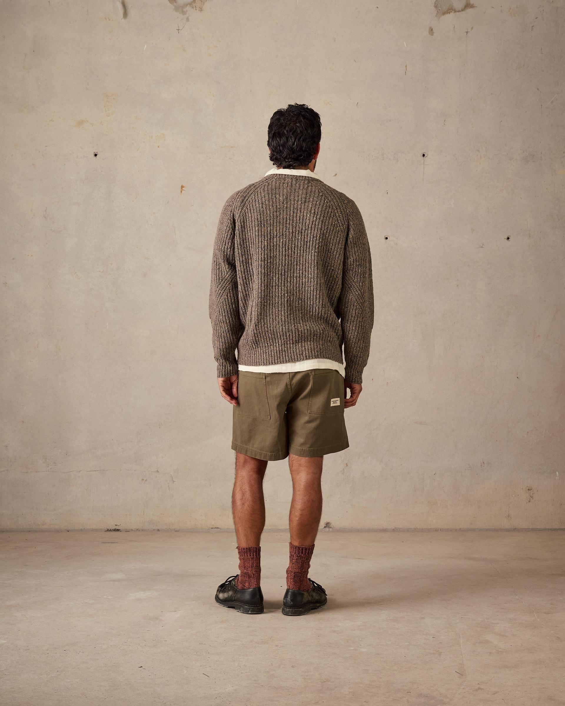 Fisherman Knit - Brown Multi