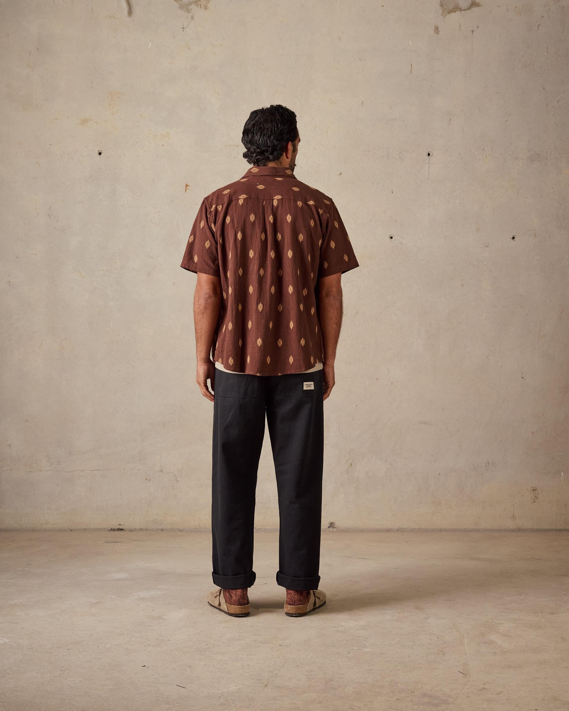 Button Up Shirt - Brown Multi
