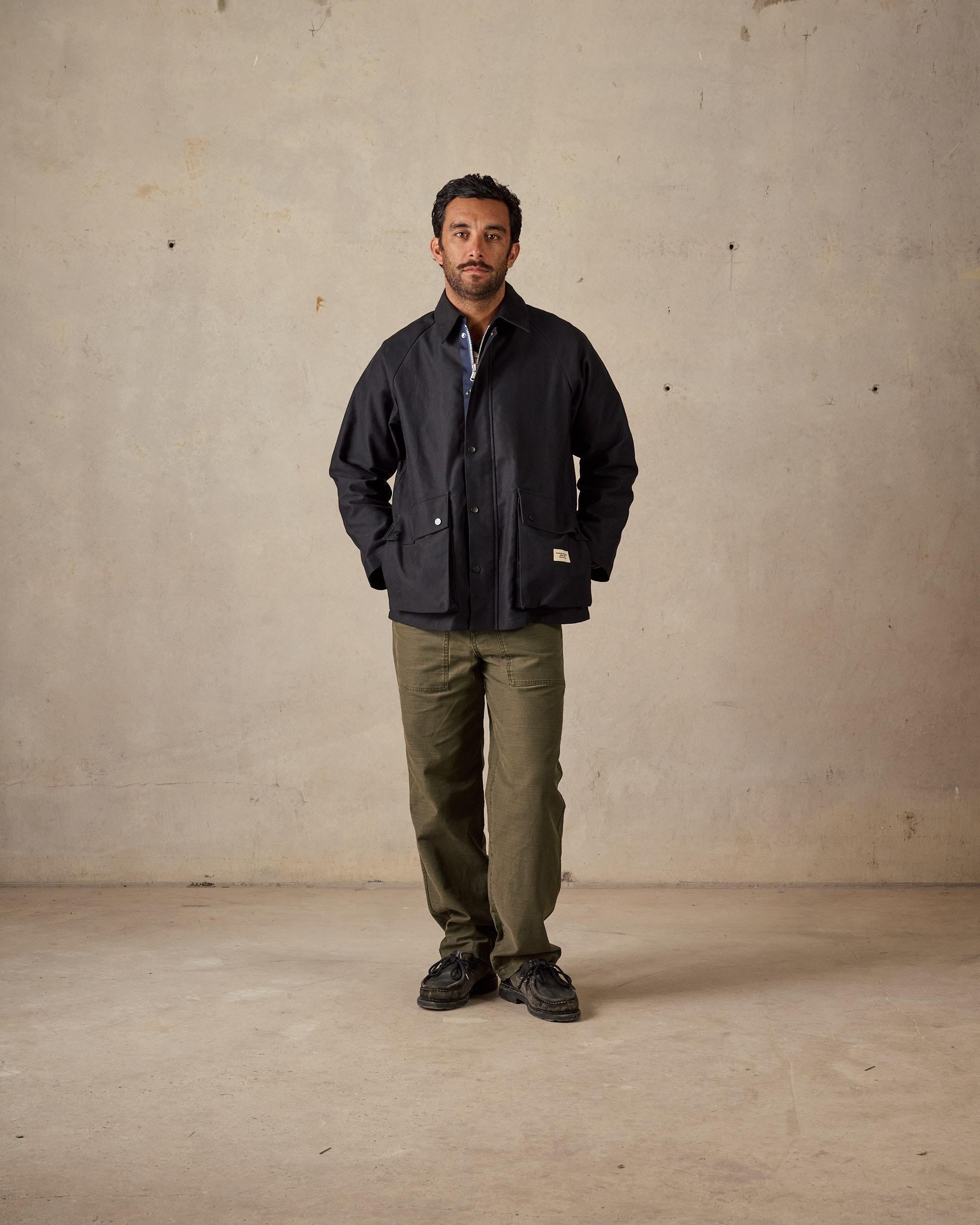 Moleskin Farmer Jacket - Black
