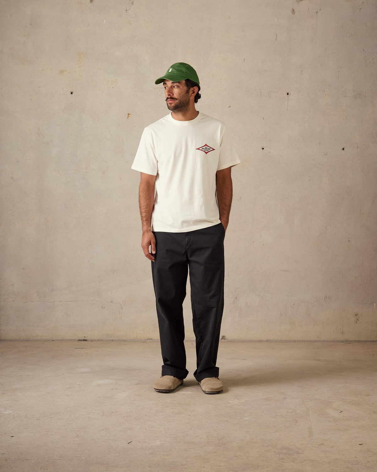 Stretch Chino Pants - Black