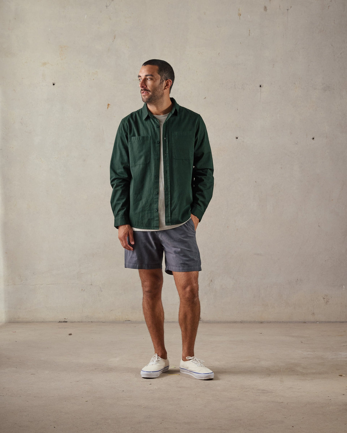 Original Long Sleeve Shirt - Dark Green