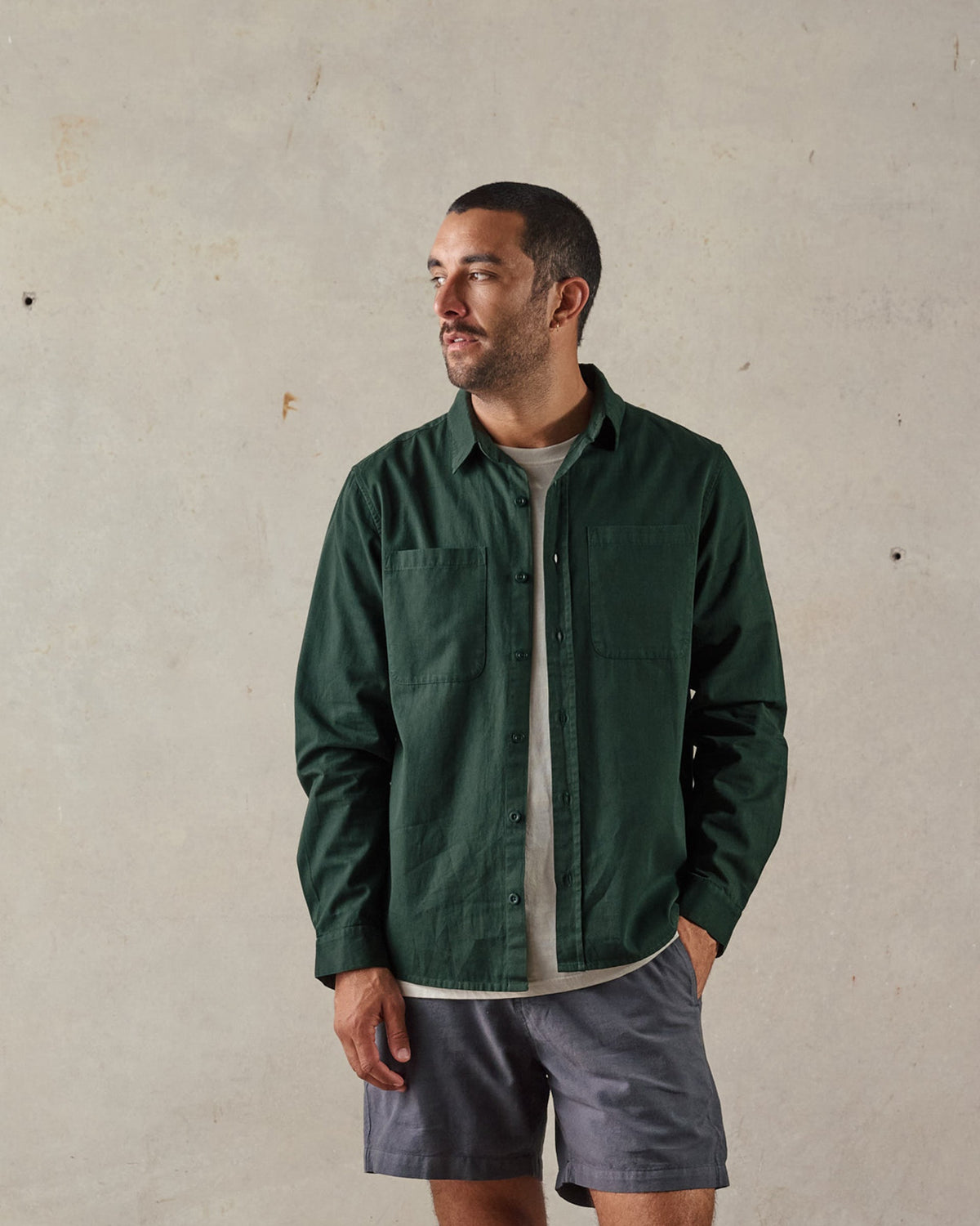 Original Long Sleeve Shirt - Dark Green