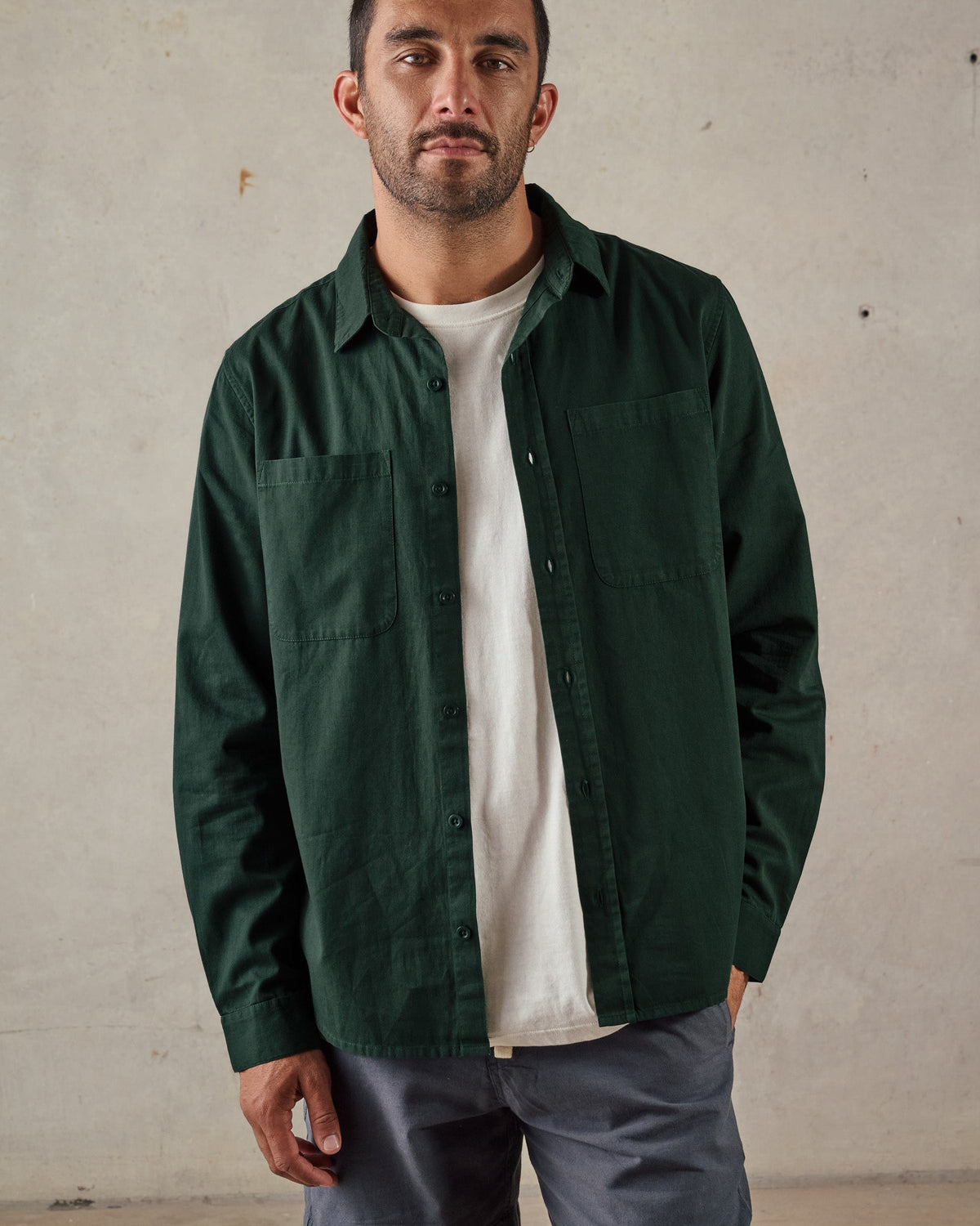 Original Long Sleeve Shirt - Dark Green
