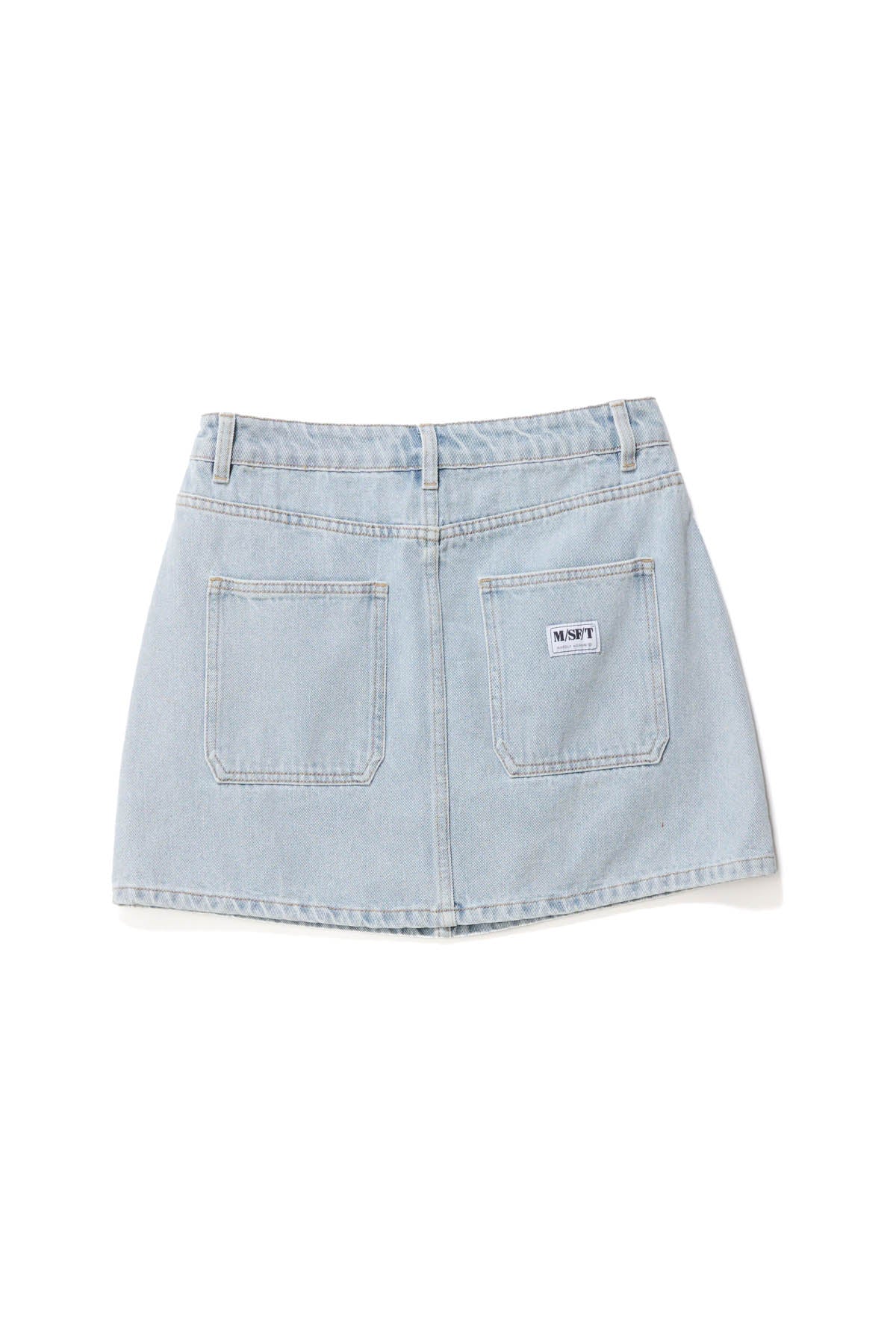 Heavenly People Mini Skirt - Washed Blue