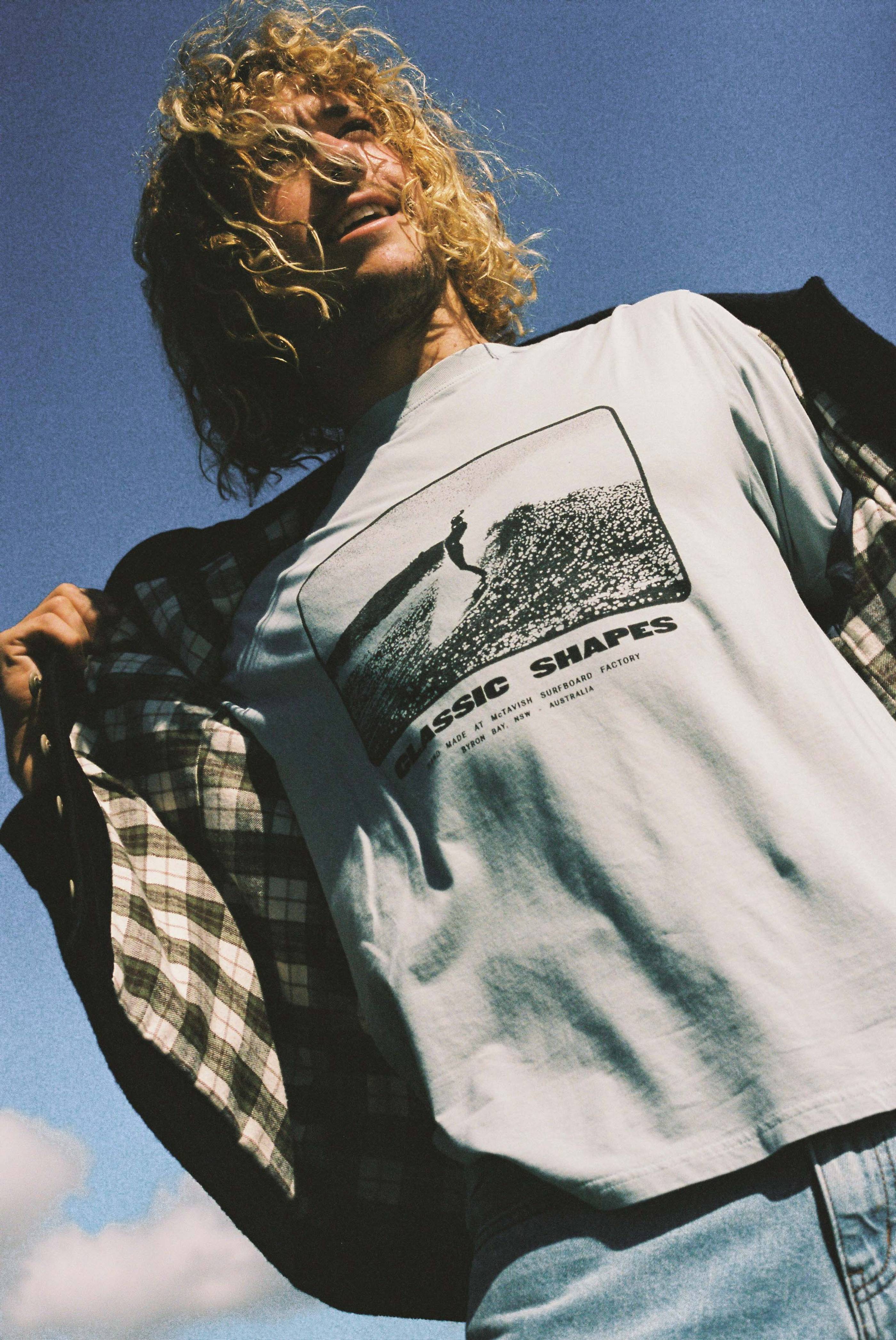 Classic Shapes Tee - Light Blue