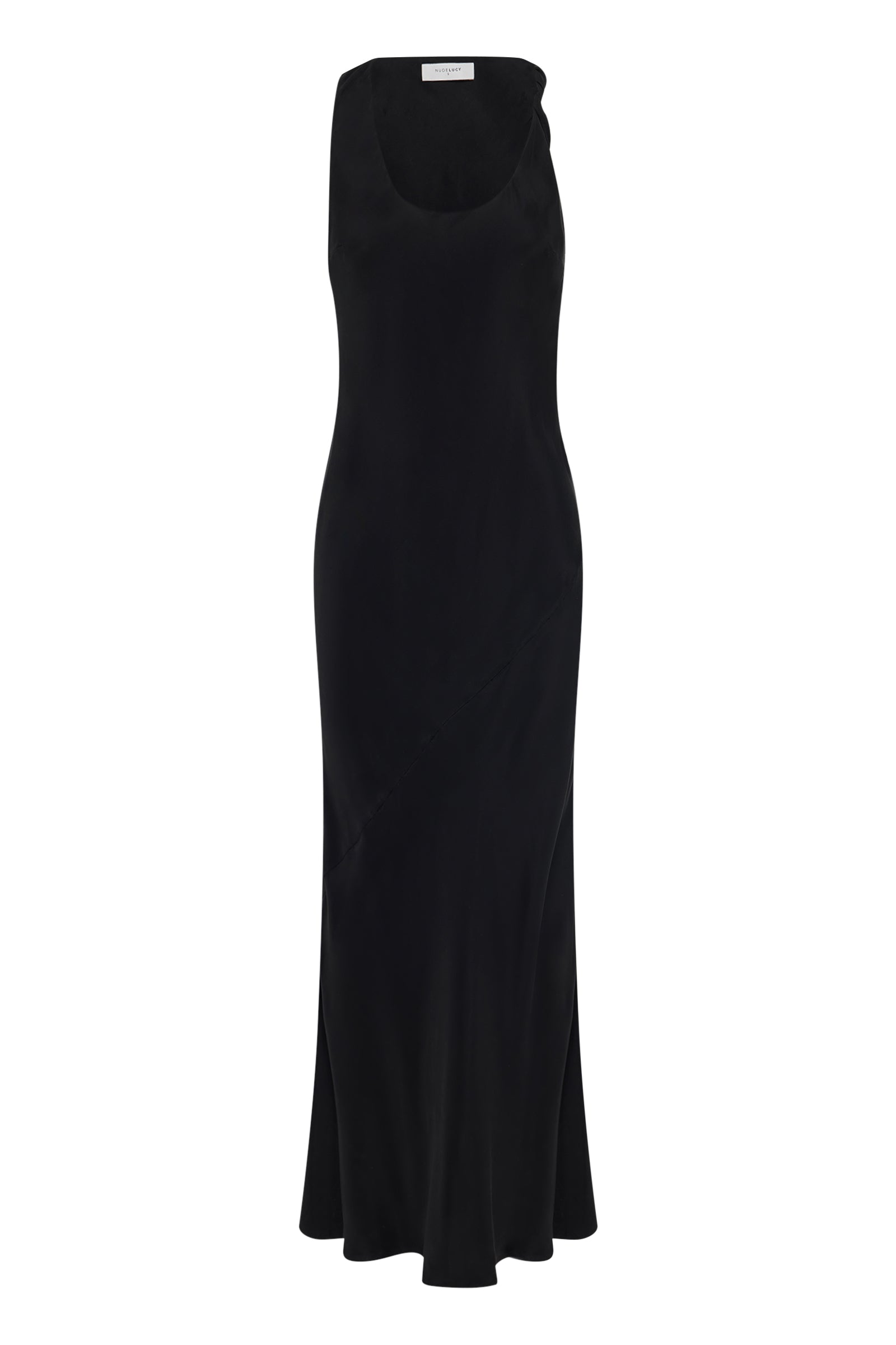 Amaya Cupro Dress - Black