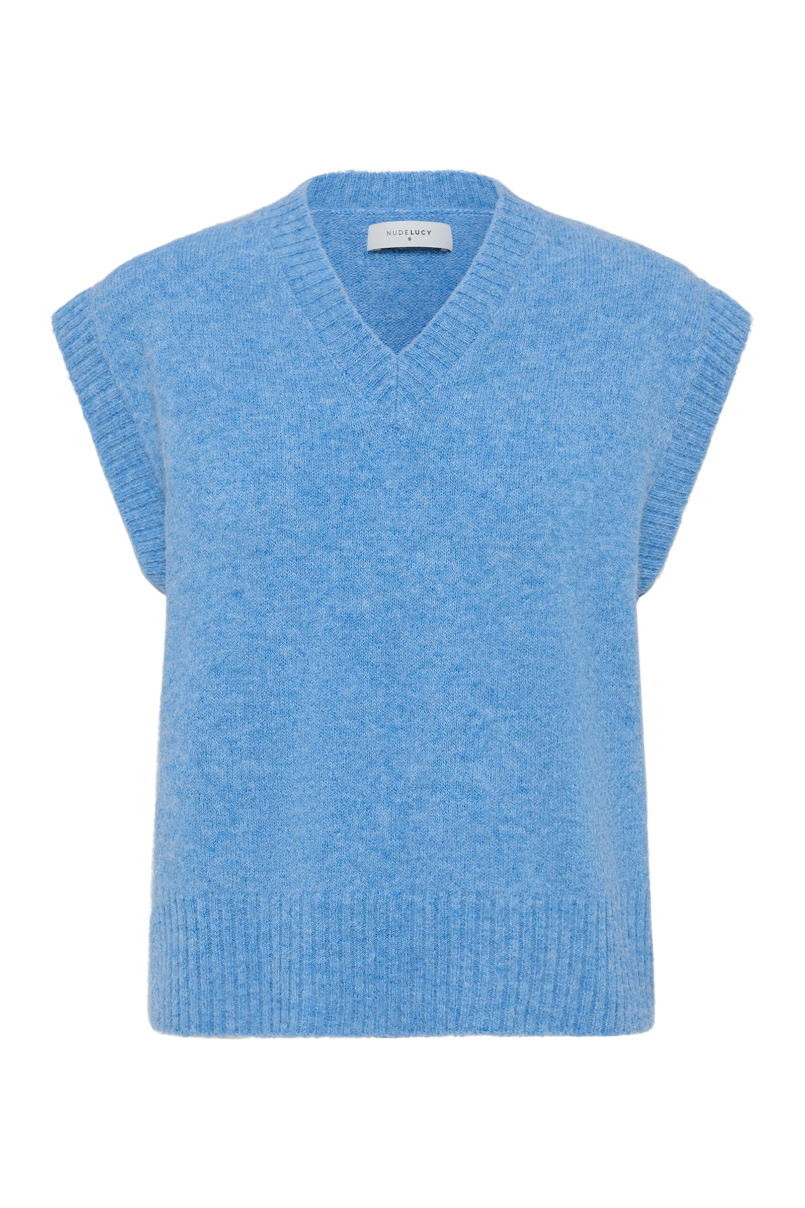 Devian Knit Vest - Polar Blue