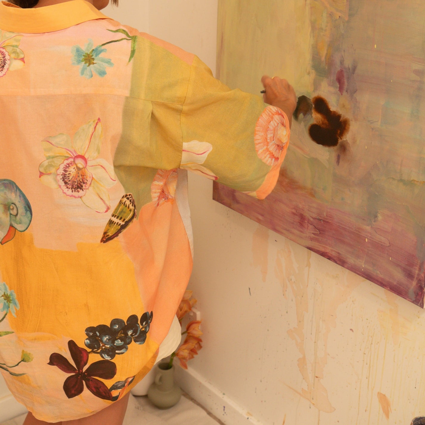 Annie Everingham Over Swim Shirt - Pastel Sea