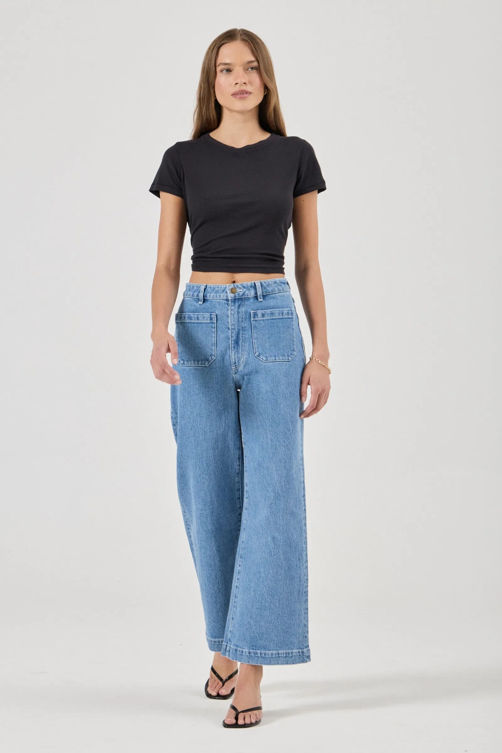 Sailor Lily Blue Jean - Mid Blue