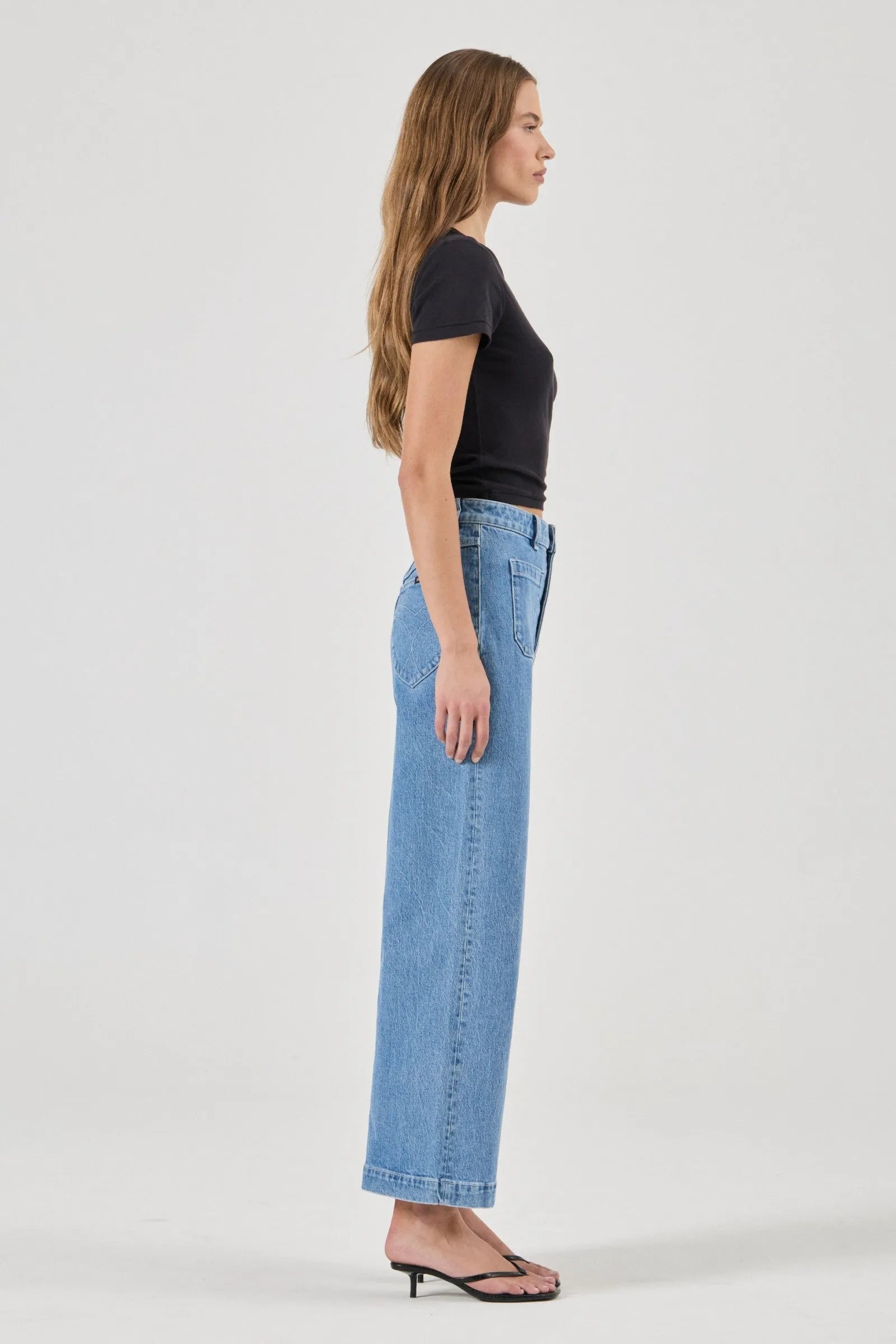 Sailor Lily Blue Jean - Mid Blue