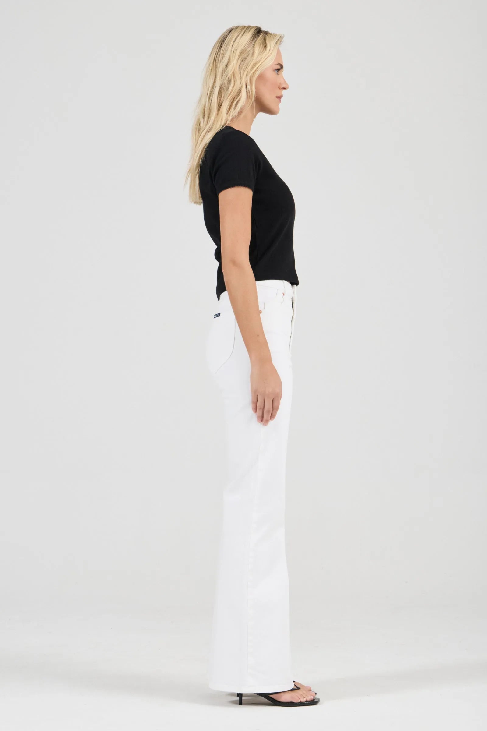 Pointelle Classic Tee - Black