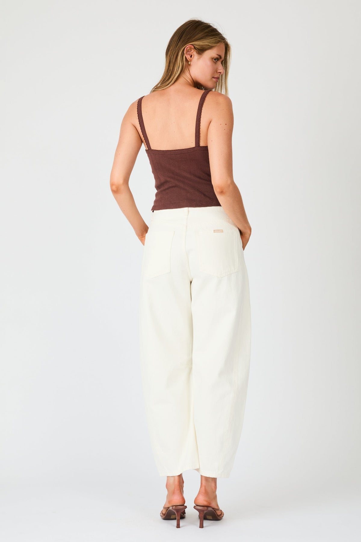 Pointelle Cami - Chocolate