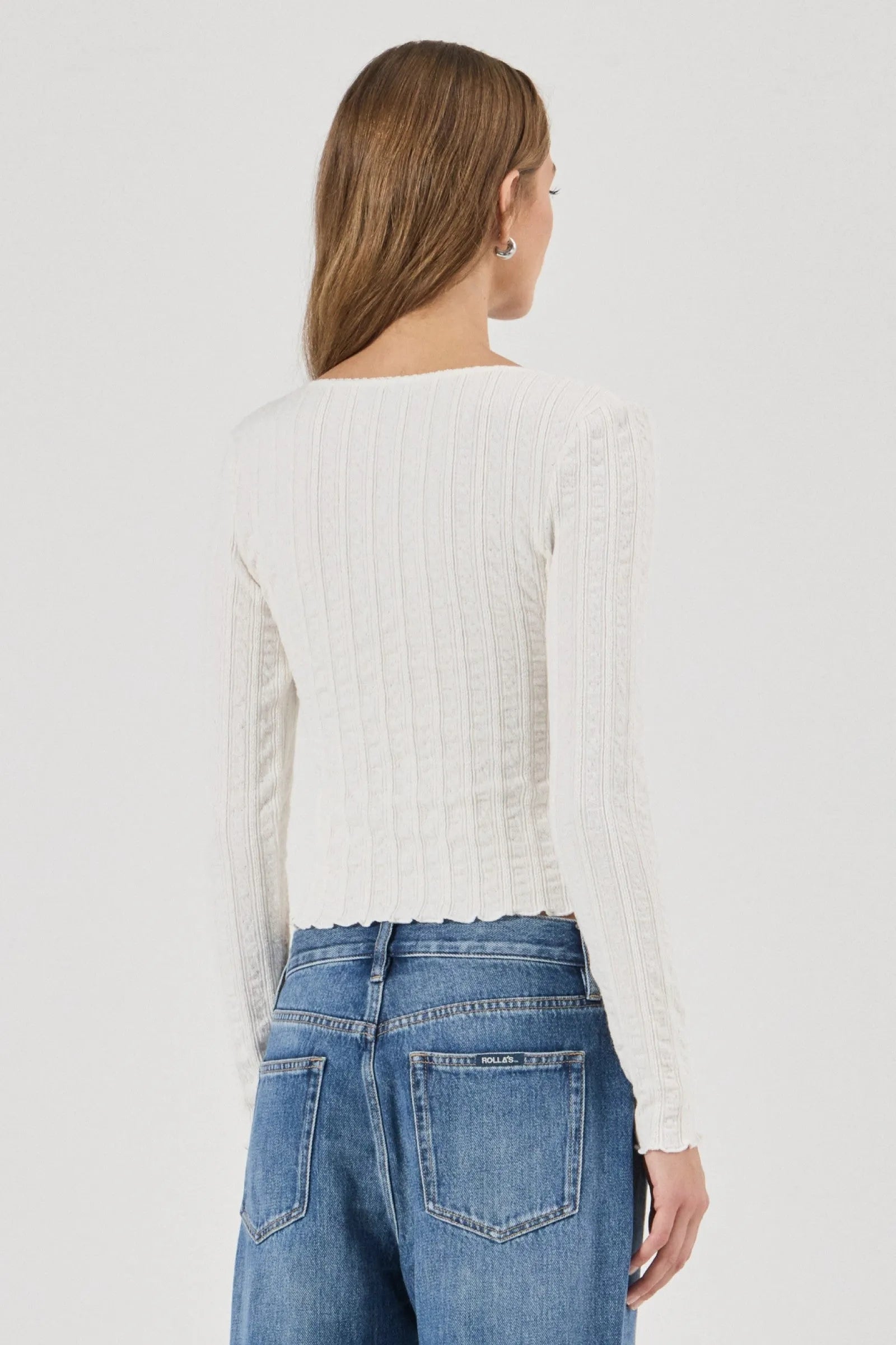 Maddison Button Up Long Sleeve Top