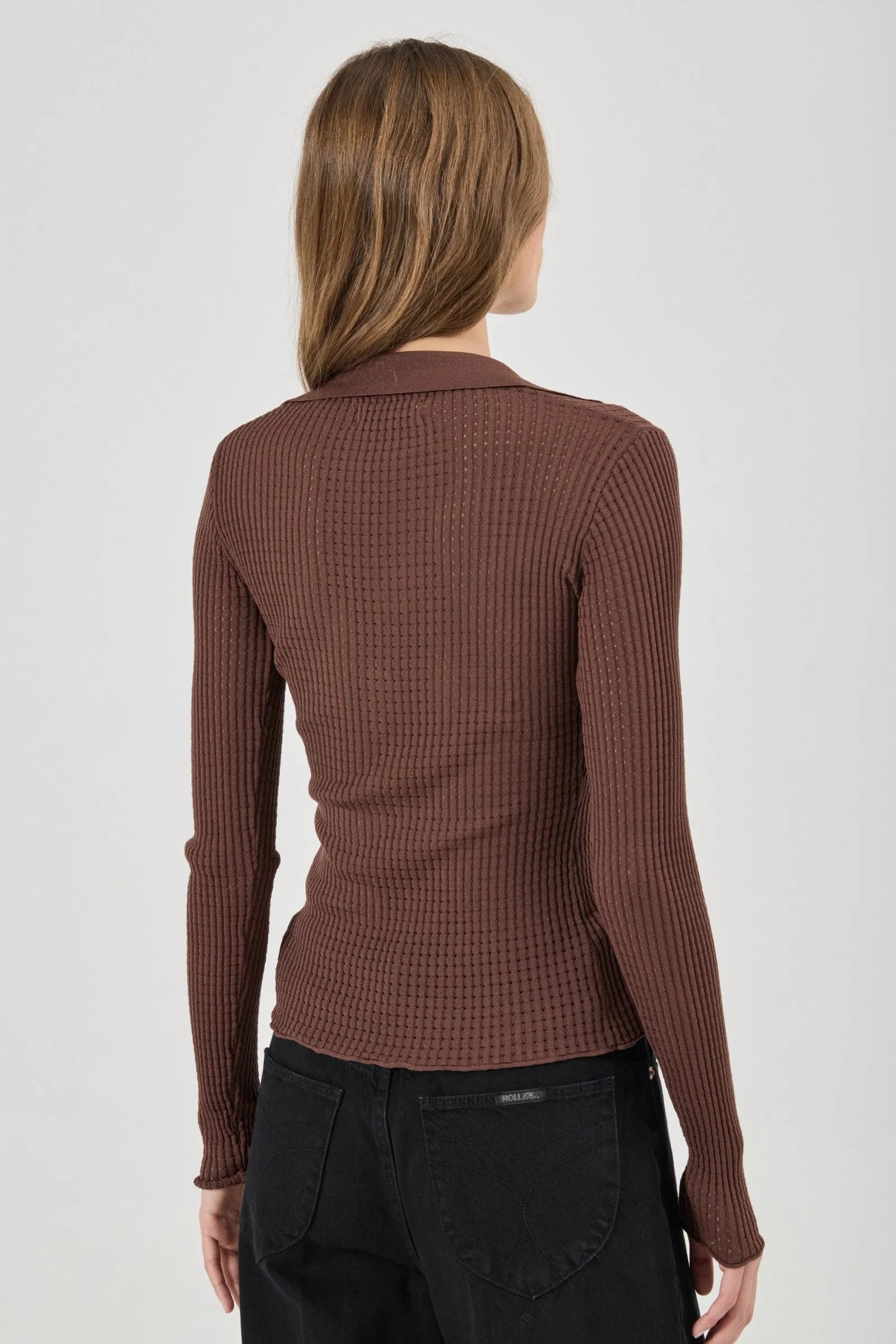 Juno Knitted Shirt - Espresso