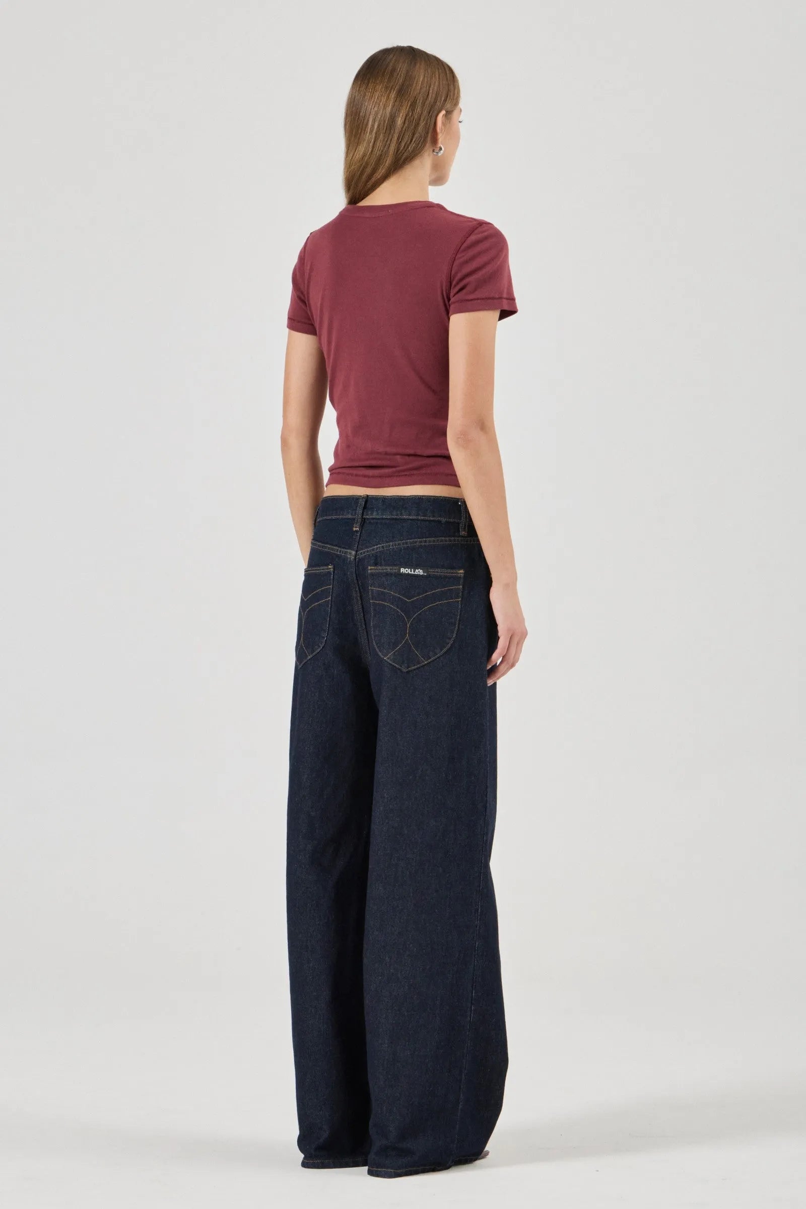Petals Classic Tee - Dark Cherry
