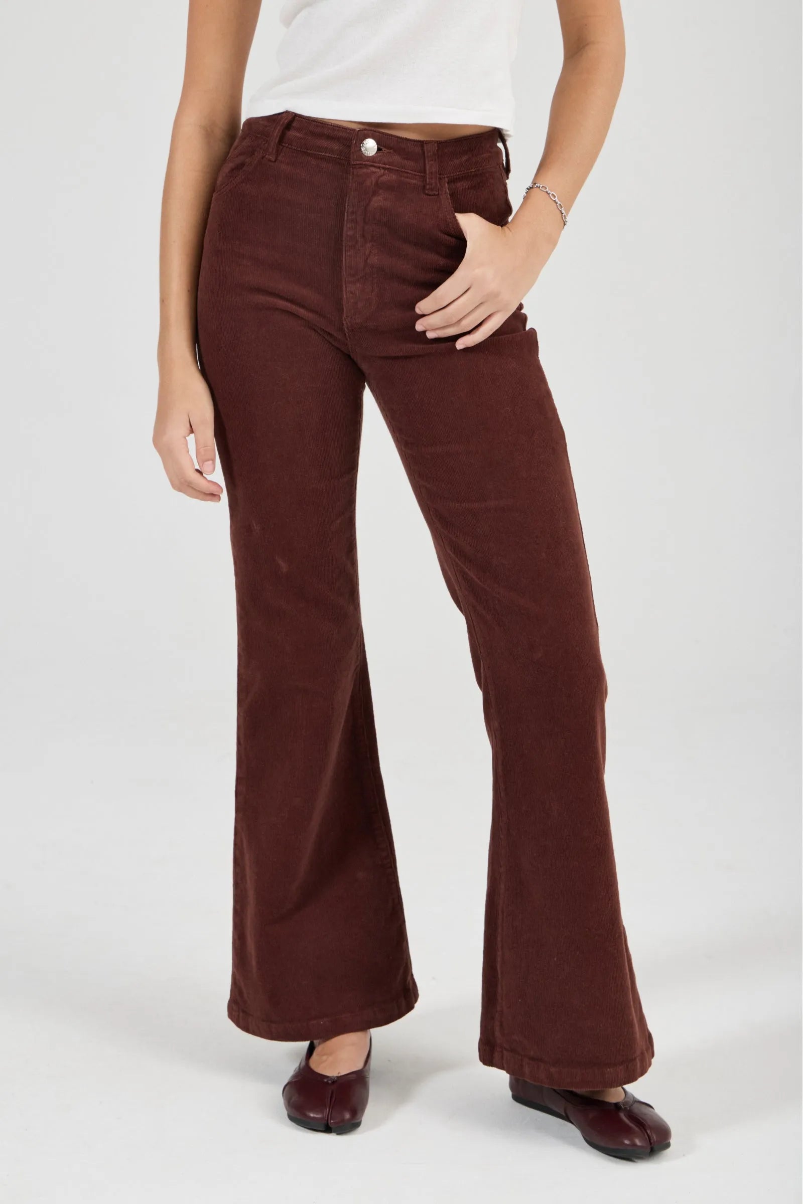 Eastcoast Flare Cord - Cognac