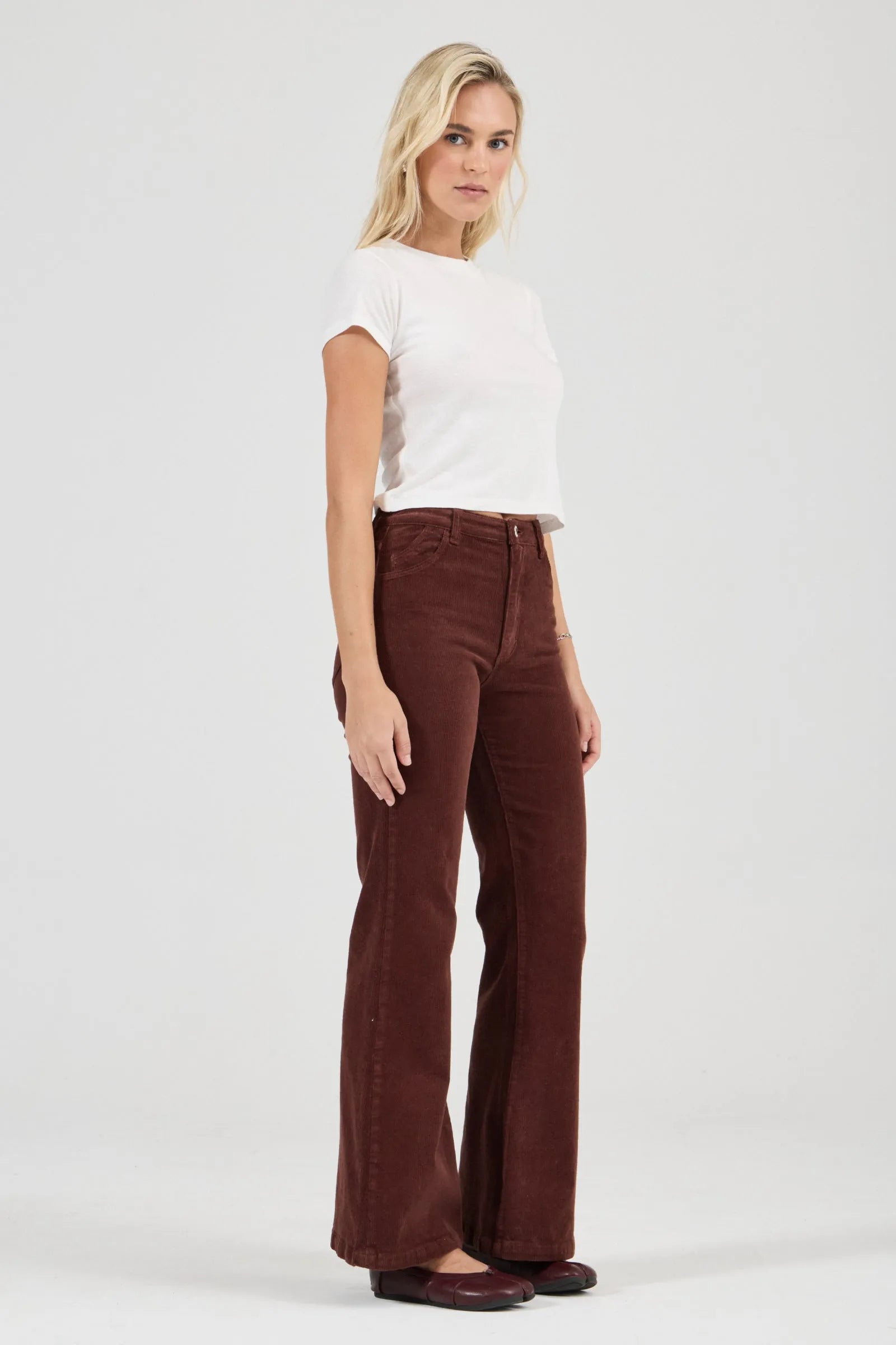 Eastcoast Flare Cord - Cognac