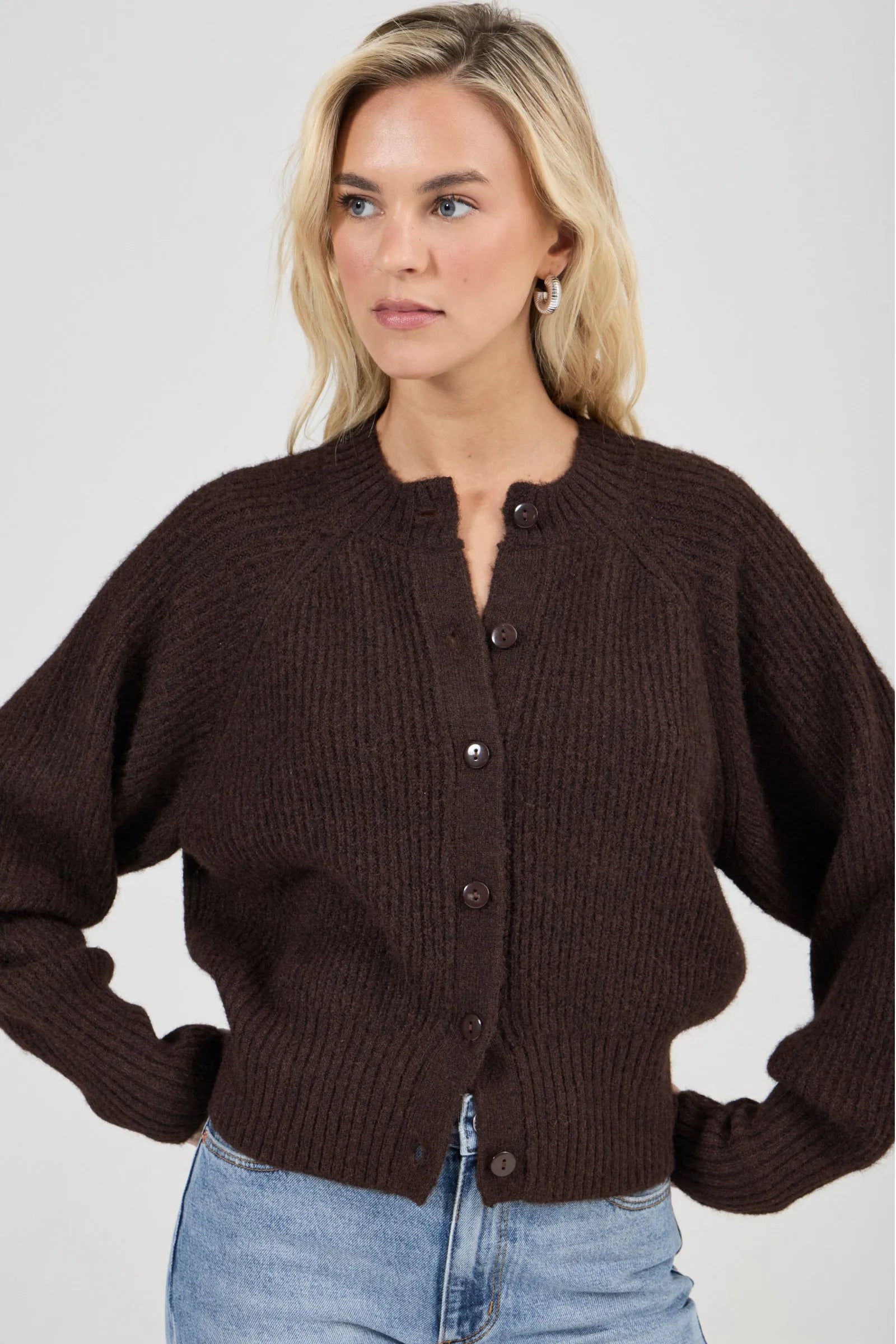 Duchess Cardigan - Chocolate