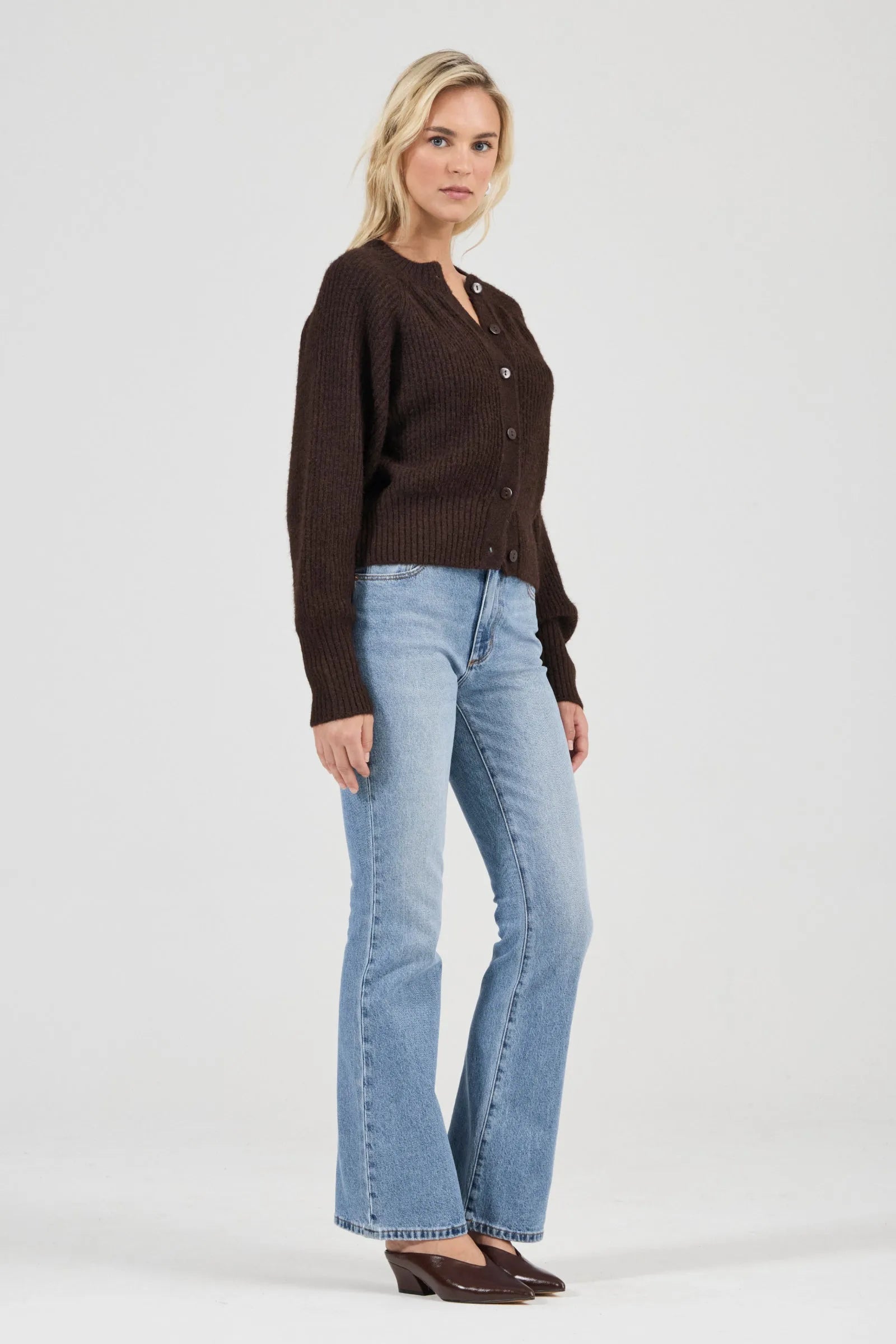 Duchess Cardigan - Chocolate