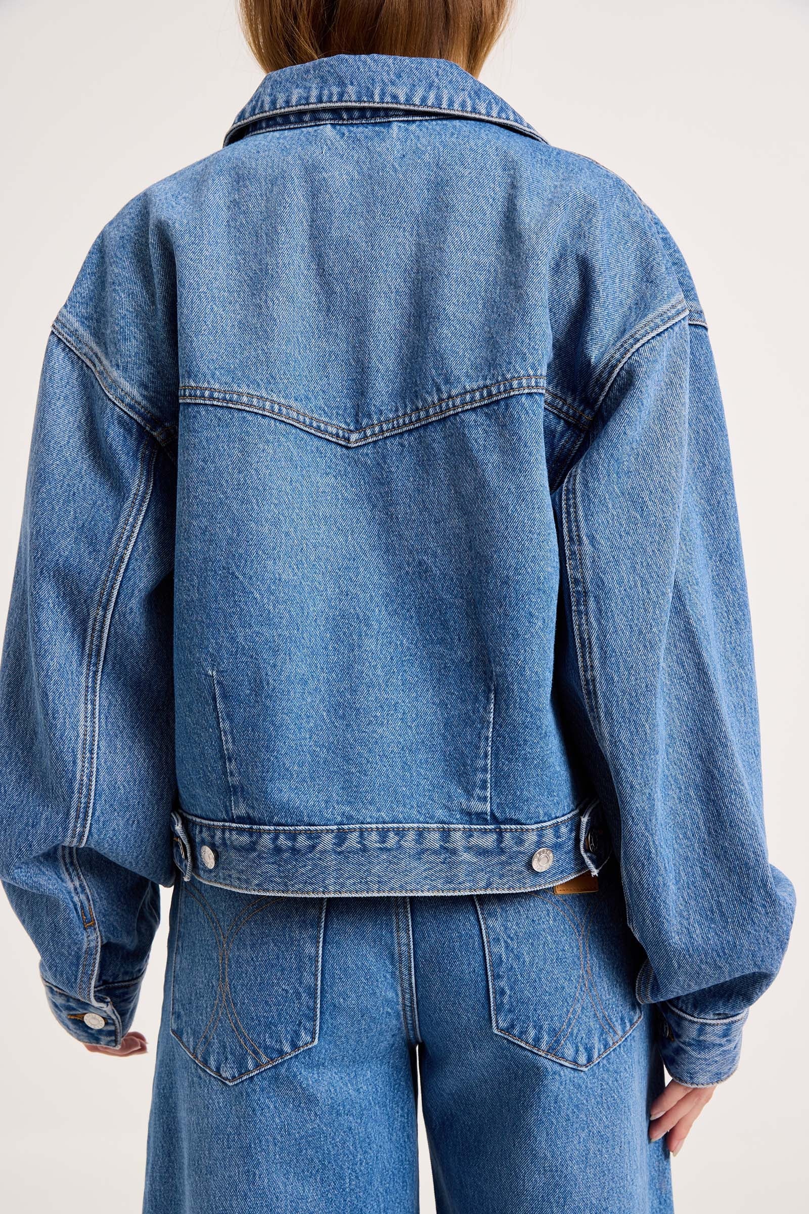 Denim Swing Jacket - Soho Vintage