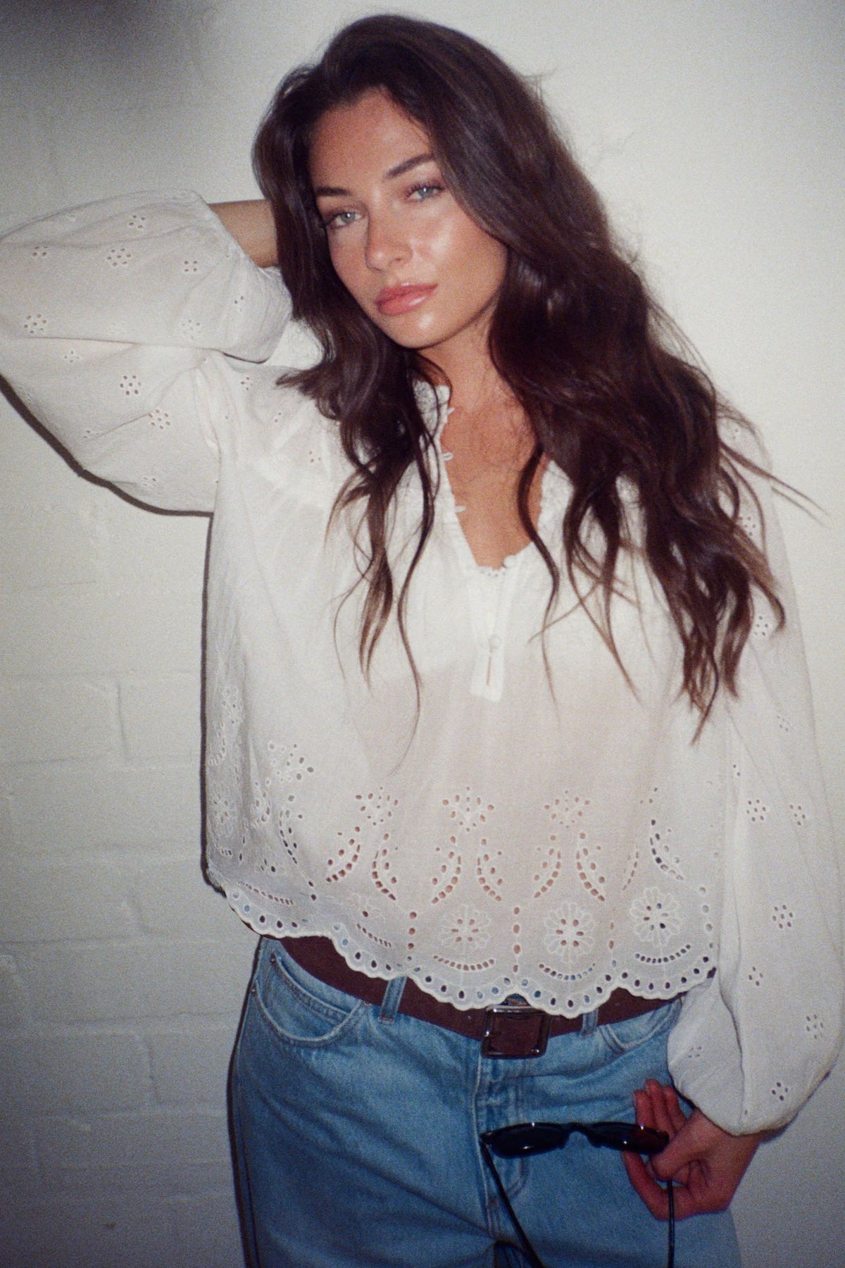 Darling Voile Blouse - White