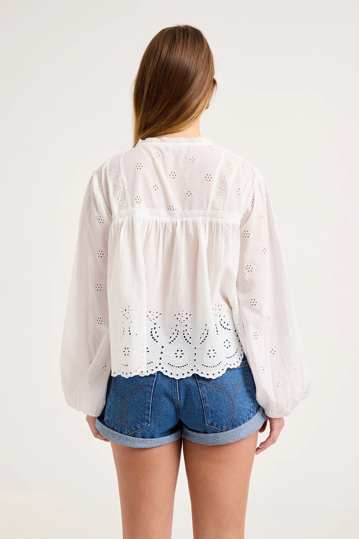 Darling Voile Blouse - White