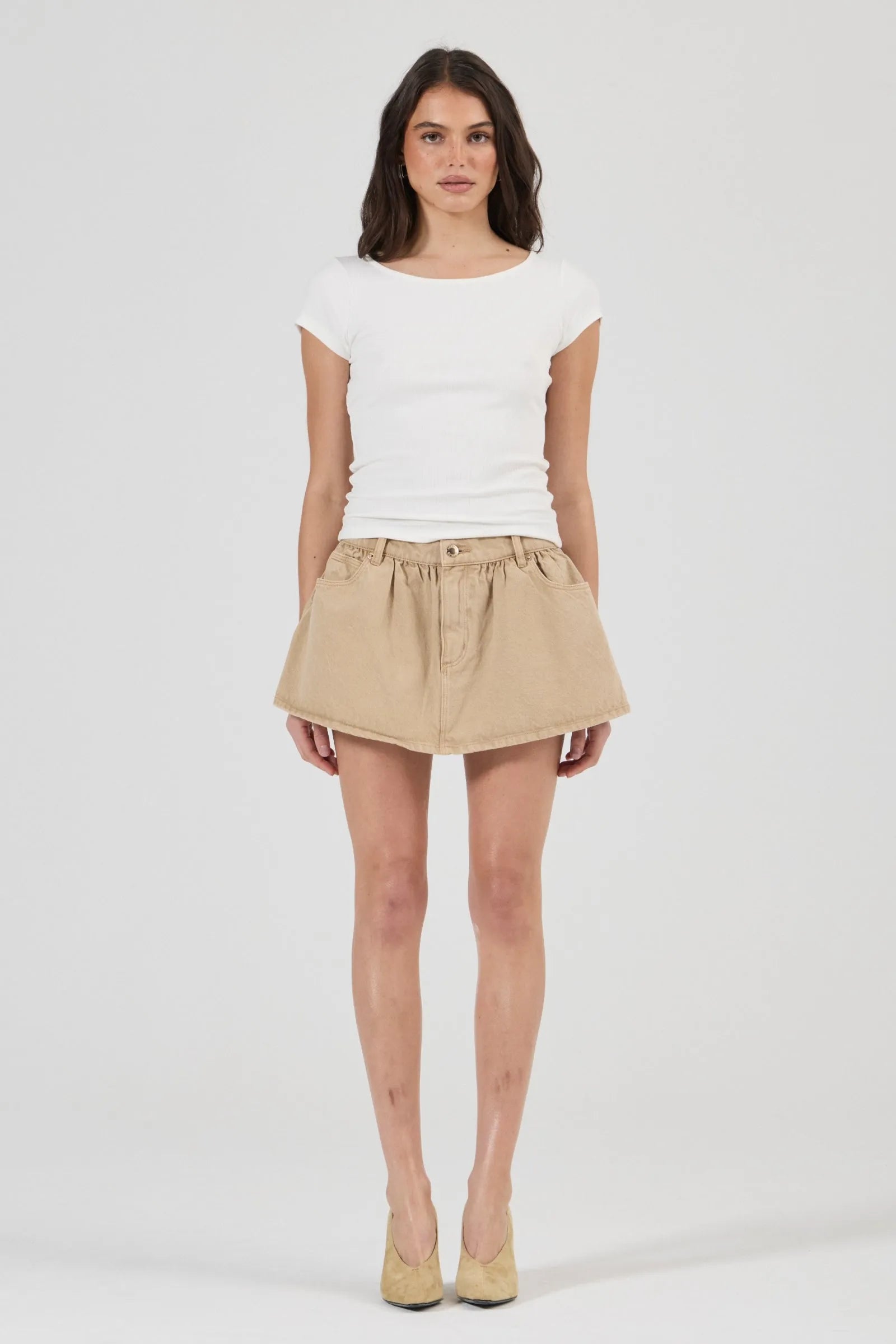 Rhythm Mini Skirt - Dune
