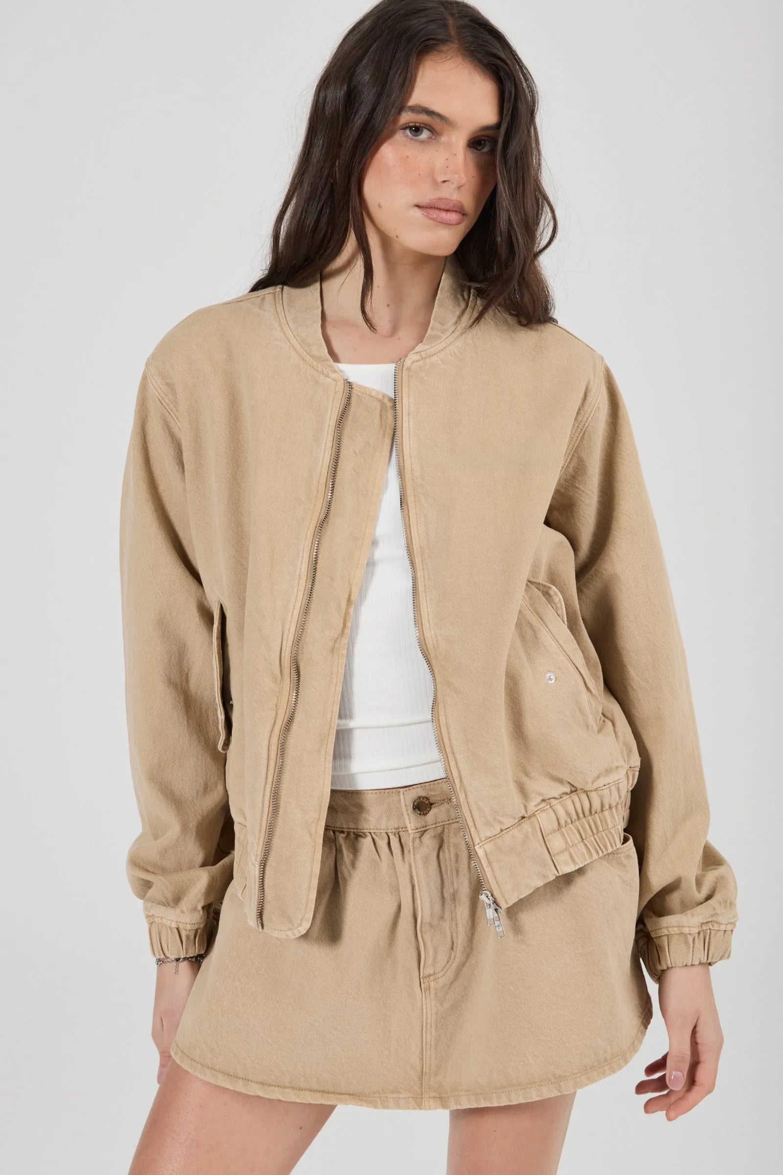 Rhythm Mini Skirt - Dune