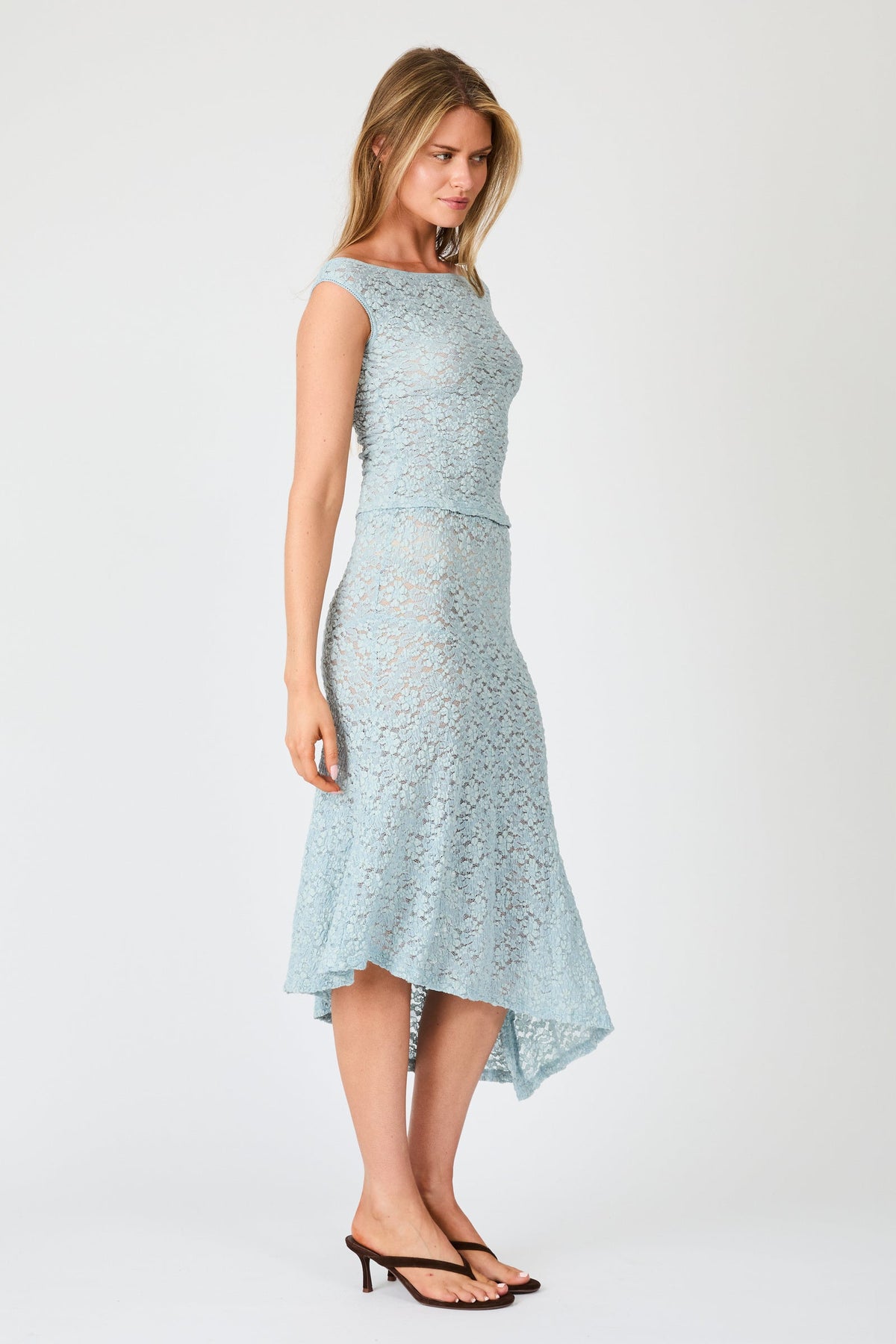 Fia Lace Top - Mist