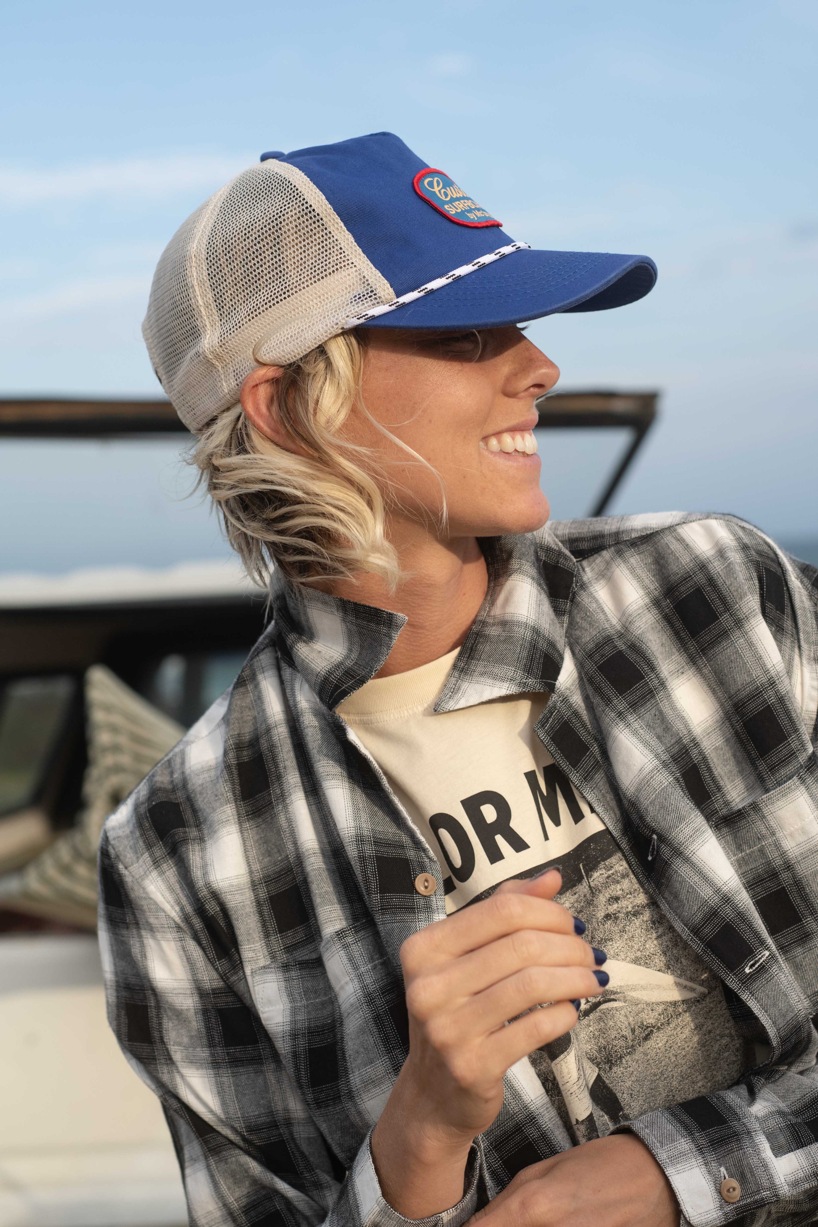 Custom Trucker Cap - Blue